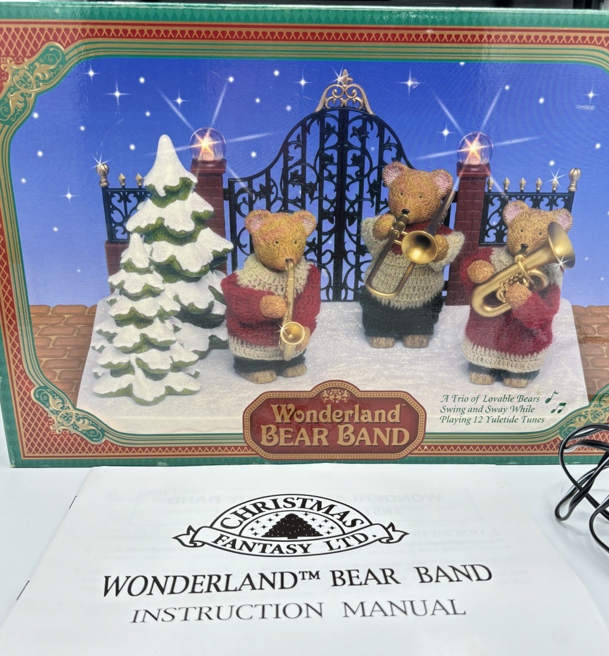 VTG \'97 Christmas Fantasy WONDERLAND BEAR BAND Musical Animated Christmas VTG \'97 Christmas Fantasy WONDERLAND BEAR BAND Musical Animated Christmas