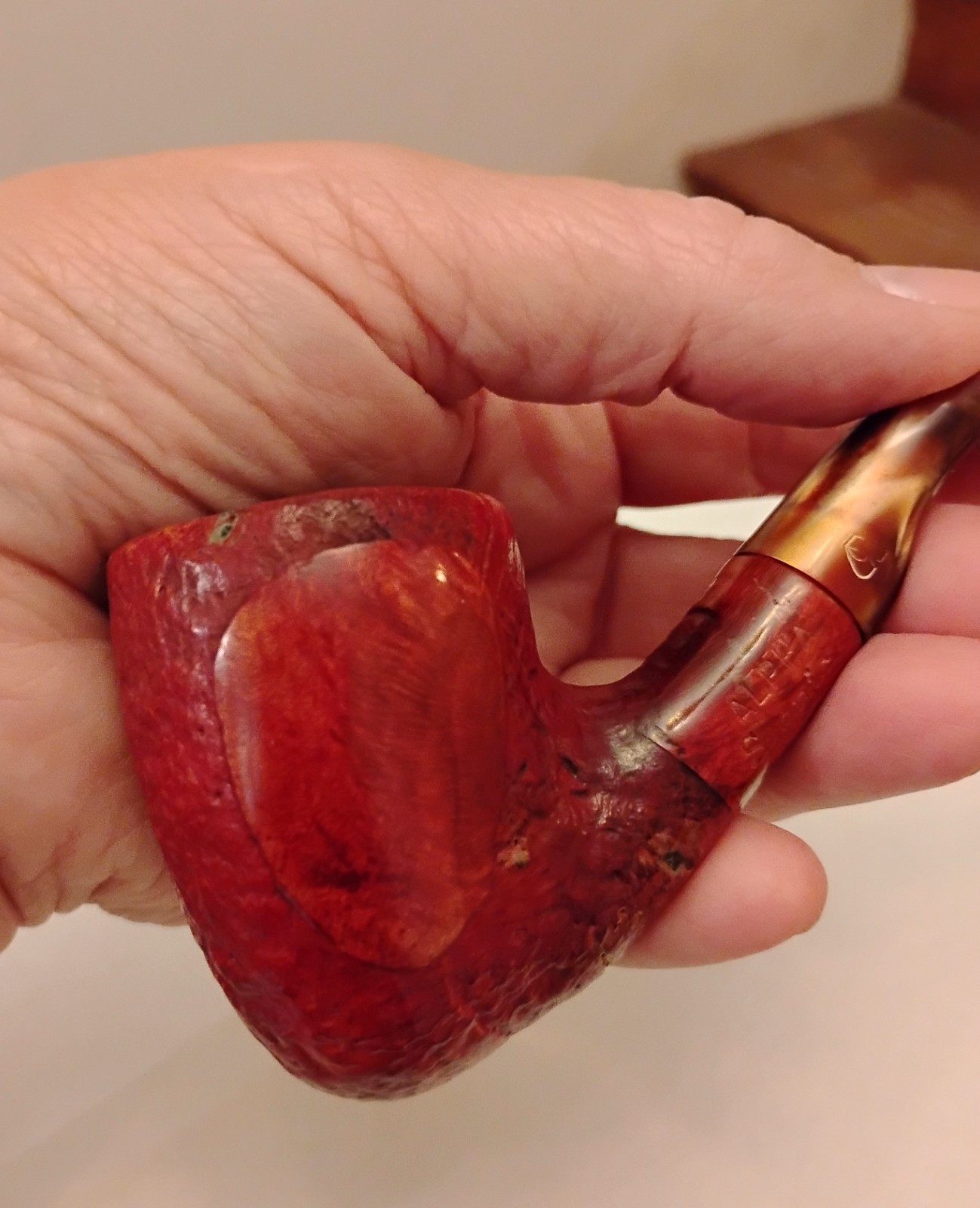 Vintage Alpha Scanic Pipe, Made in Israel