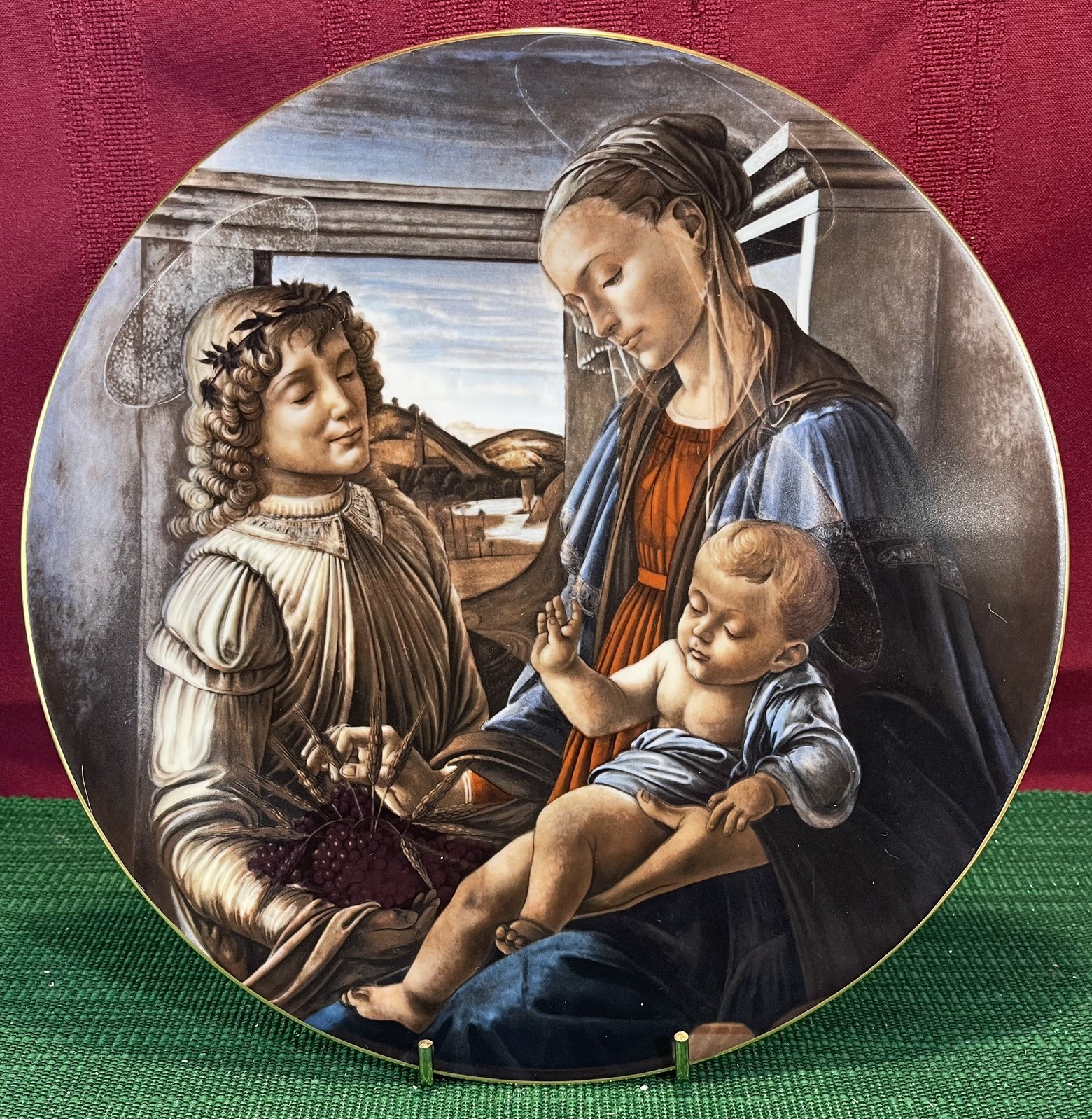 Vintage Ch Field Haviland Limoges Madonna & Child By Boticelli limited Edition Vintage Ch Field Haviland Limoges Madonna & Child By Boticelli limited Edition