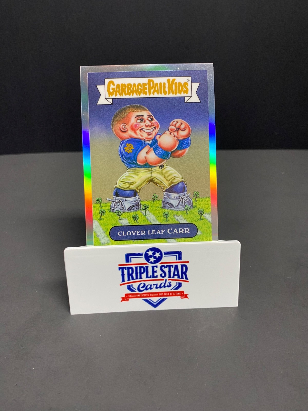 2026 Topps Bowman CJ Clover Leaf Carr Garbage Pail Kids GPK NILG-CJC 2026 Topps Bowman CJ Clover Leaf Carr Garbage Pail Kids GPK NILG-CJC