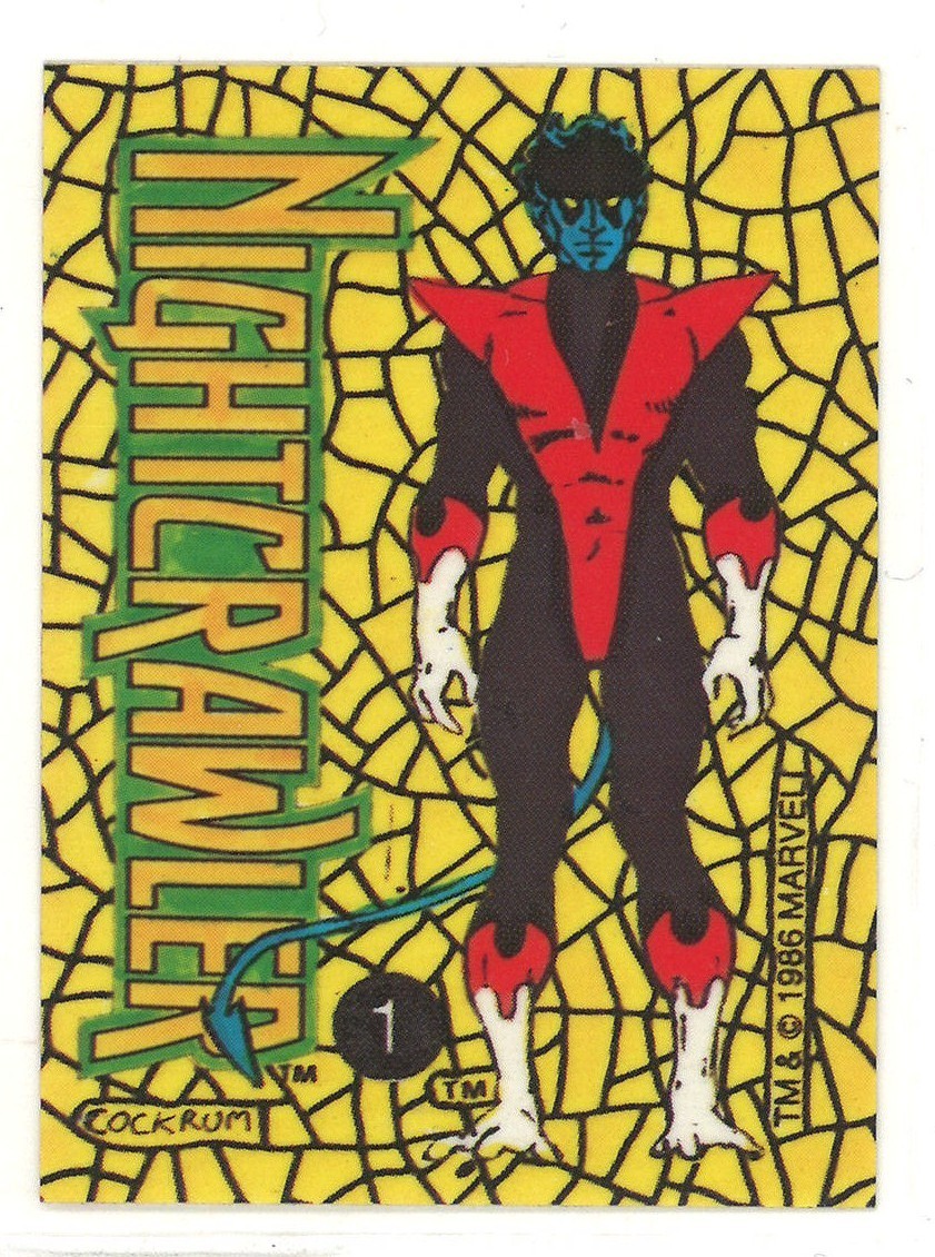1986 Comic Images Official Marvel Comics Universe Stickers - U PICK