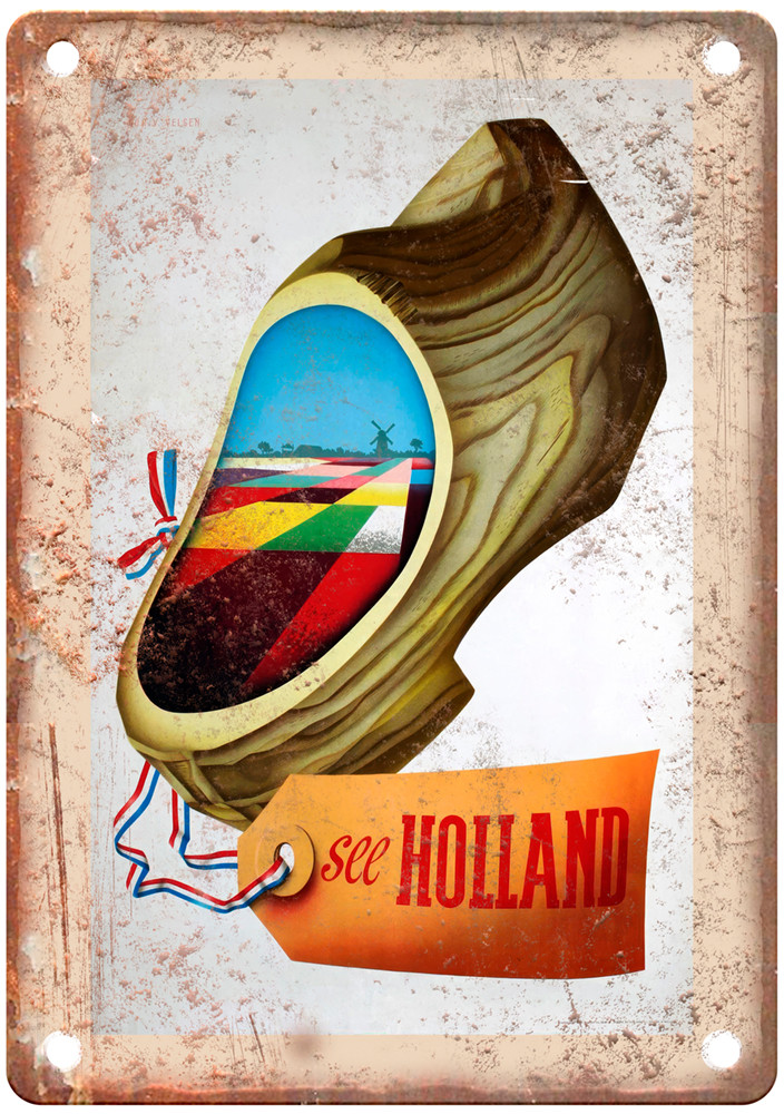 Vintage VELSEN Cornelius van 1921 2010 Travel Poster Retro Look Sign T1529 Vintage VELSEN Cornelius van 1921 2010 Travel Poster Retro Look Sign T1529