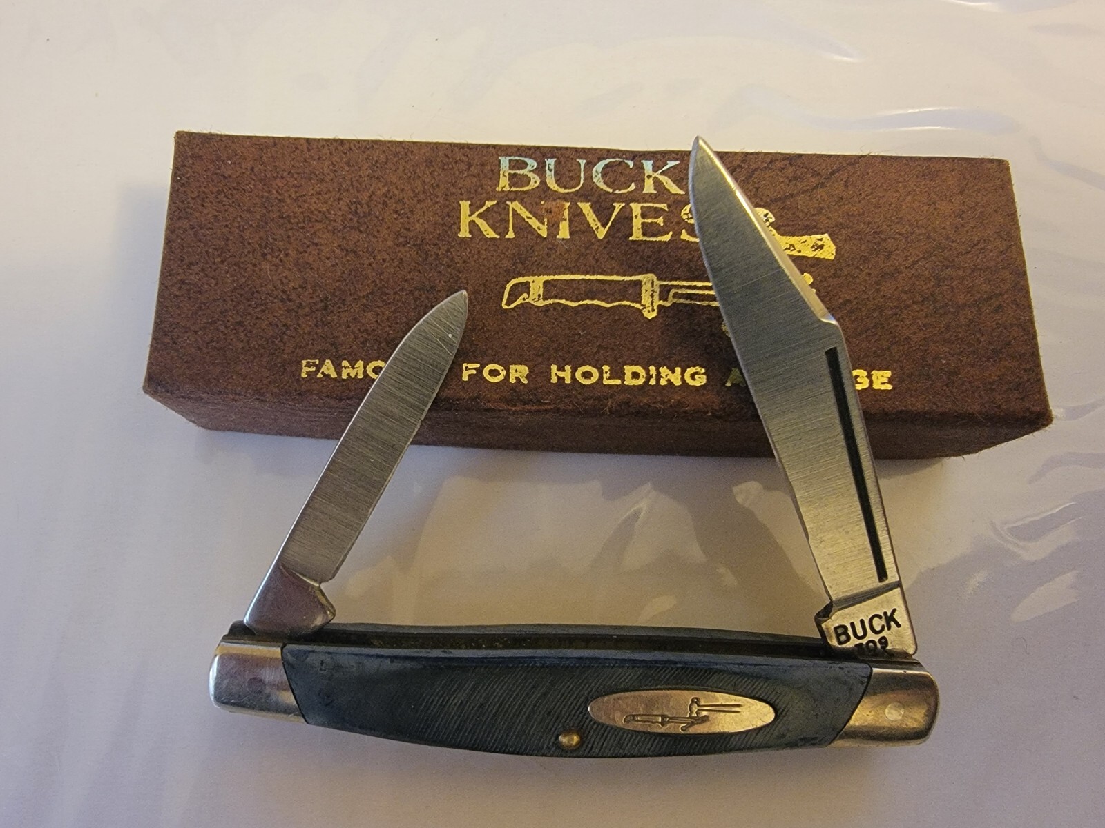 Buck 309 Companion Knife Made In USA 1961-67 2 Blade Folder Green Delrin Handles Buck 309 Companion Knife Made In USA 1961-67 2 Blade Folder Green Delrin Handles