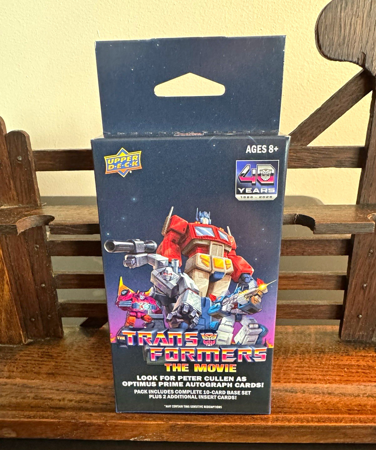 Upper Deck Transformers The Movie 40th Anniv Special Ed 12-Card Pack Upper Deck Transformers The Movie 40th Anniv Special Ed 12-Card Pack