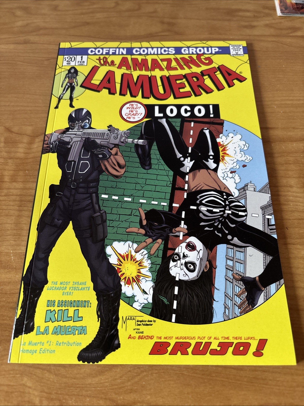 The Amazing La Muerta #1 2026 Amazing Spider Man #129 Homage Cover The Amazing La Muerta #1 2026 Amazing Spider Man #129 Homage Cover