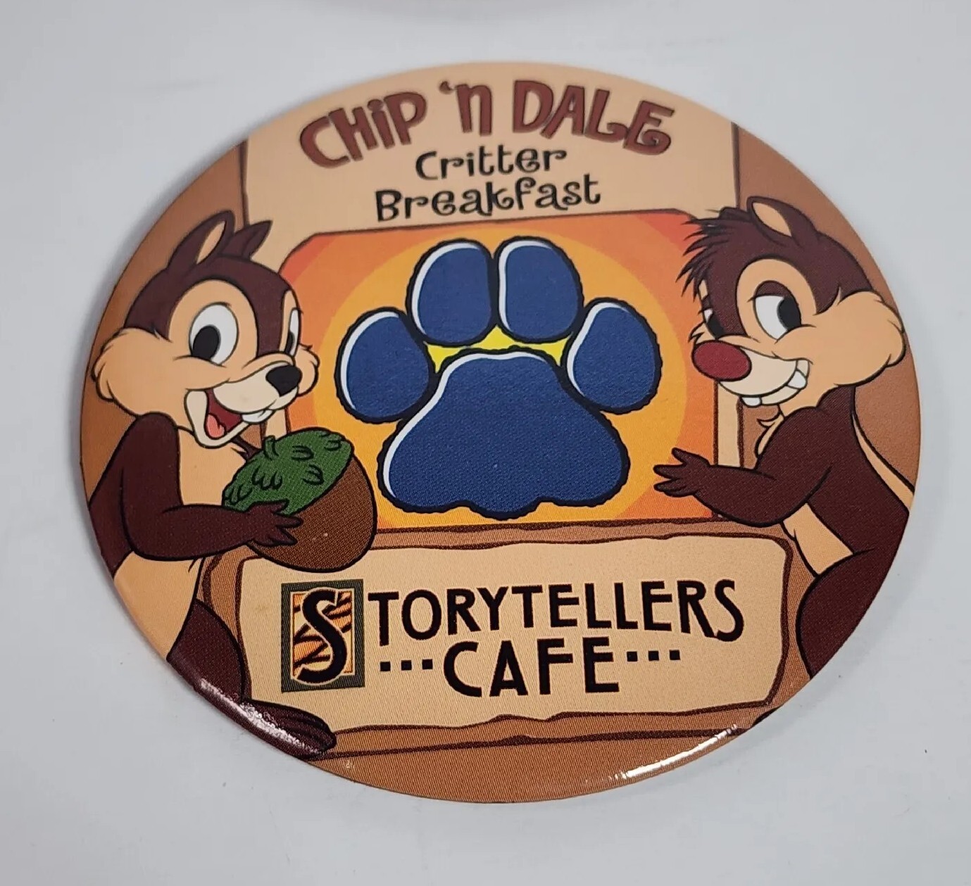 Chip \'N Dale Pin Critter Breakfast Large 3\ Chip \'N Dale Pin Critter Breakfast Large 3\