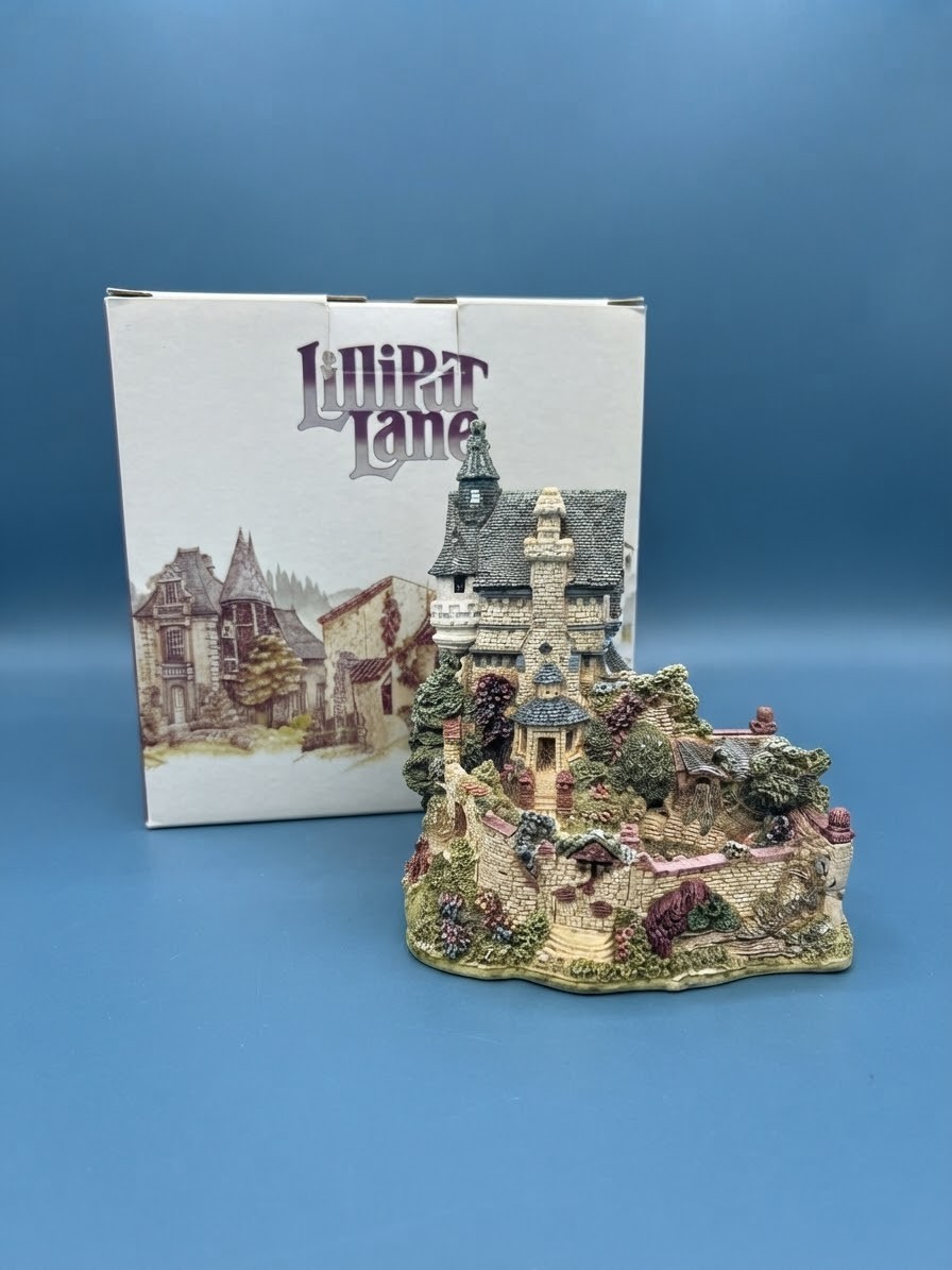 Lilliput Lane Secret Garden Cottage House Resin Figurine Boxed 1990s