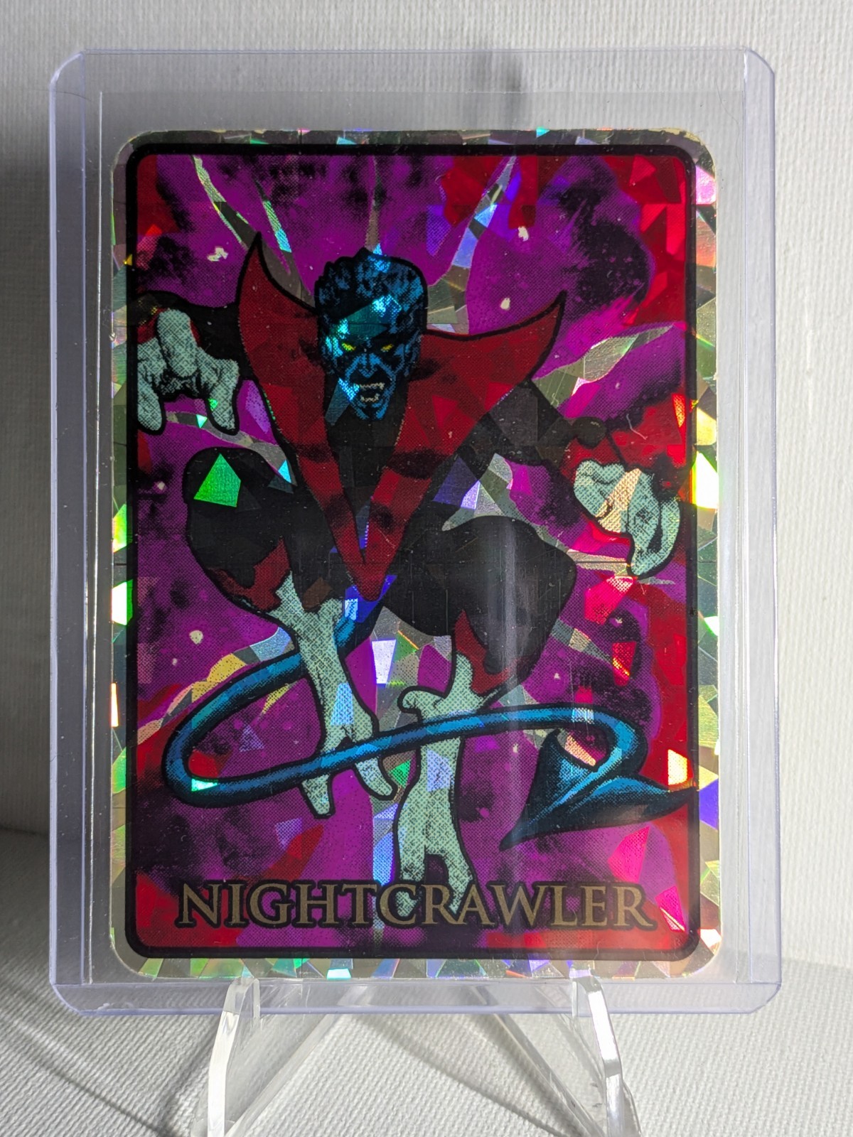 RARE Vintage 1992 Marvel Nightcrawler Unlicensed Vending Machine Sticker