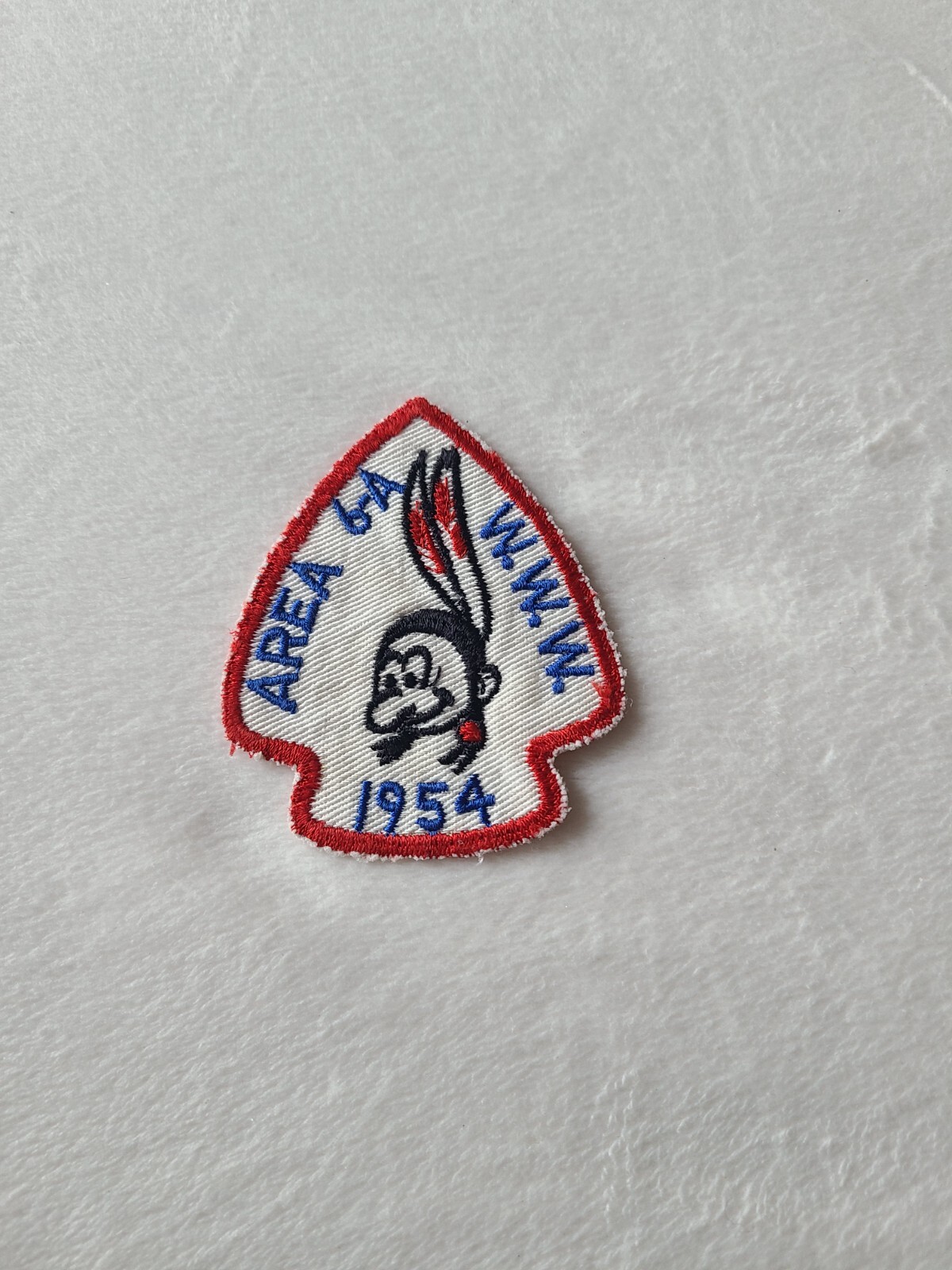 Order of the Arrow Vintage 1954 Area 6a Conclave Fellowship Patch OA / BSA