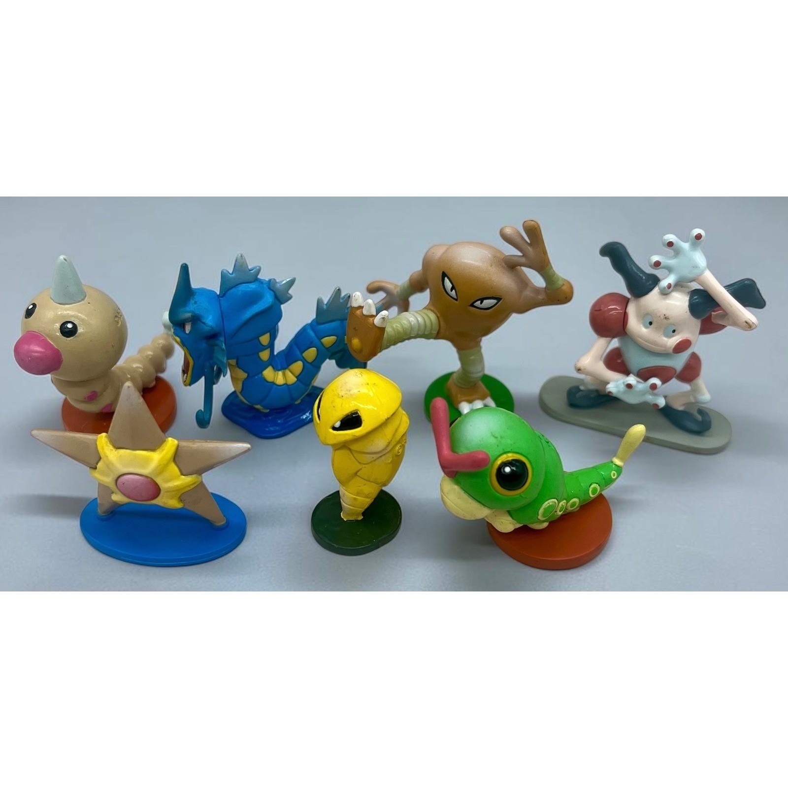 Vintage Pokemon Auldey Tomy Figures Lot Gyarados Hitmonlee Mr Mime Staryu 7pc Vintage Pokemon Auldey Tomy Figures Lot Gyarados Hitmonlee Mr Mime Staryu 7pc