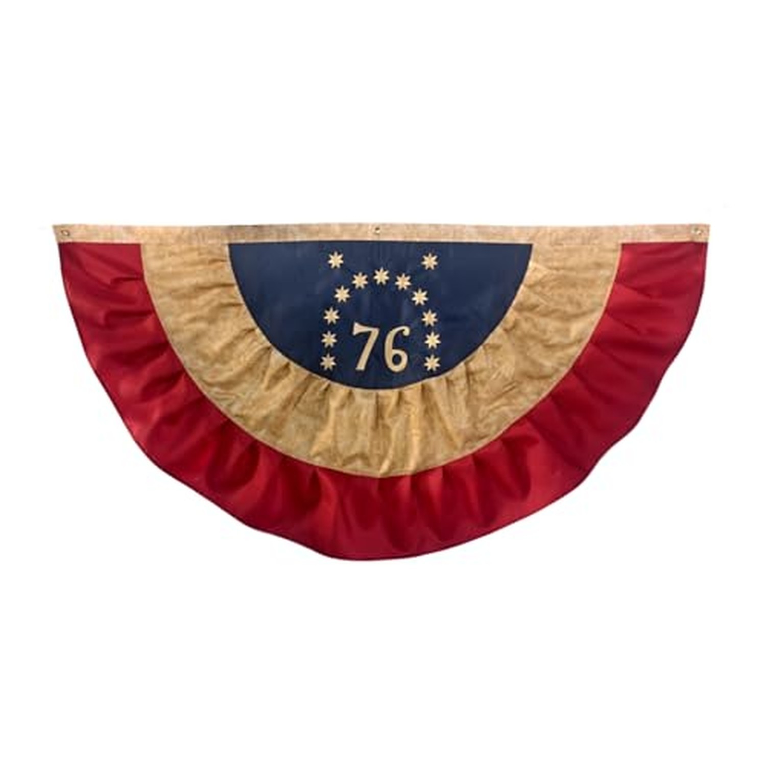 FRF FLAG Vintage Bennington 76 Bunting Flag 3x6 FT, Heavy Duty 250 Years Anni... FRF FLAG Vintage Bennington 76 Bunting Flag 3x6 FT, Heavy Duty 250 Years Anni...
