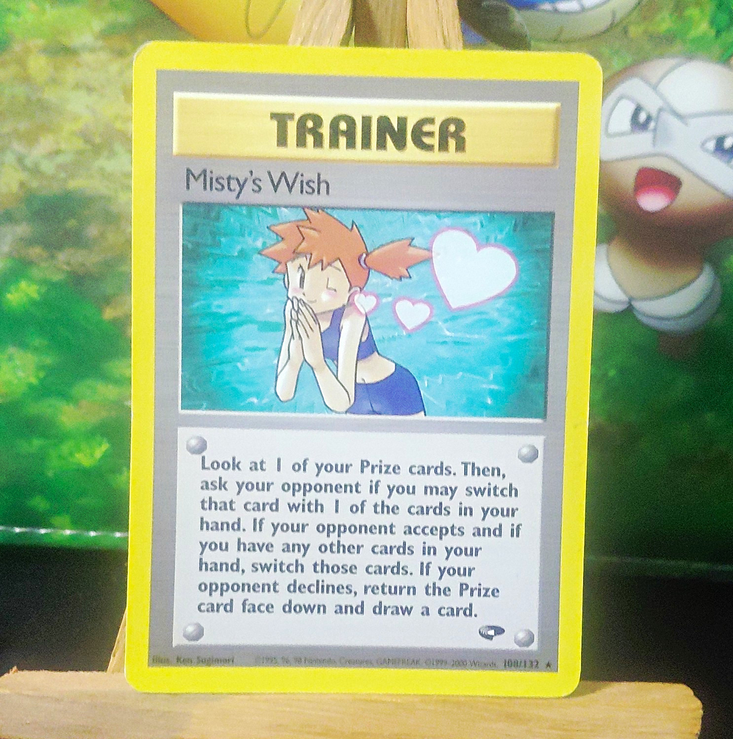 Misty's Wish 108/132 Gym Heroes Unlimited Rare EN 2000 Misty's Wish 108/132 Gym Heroes Unlimited Rare EN 2000