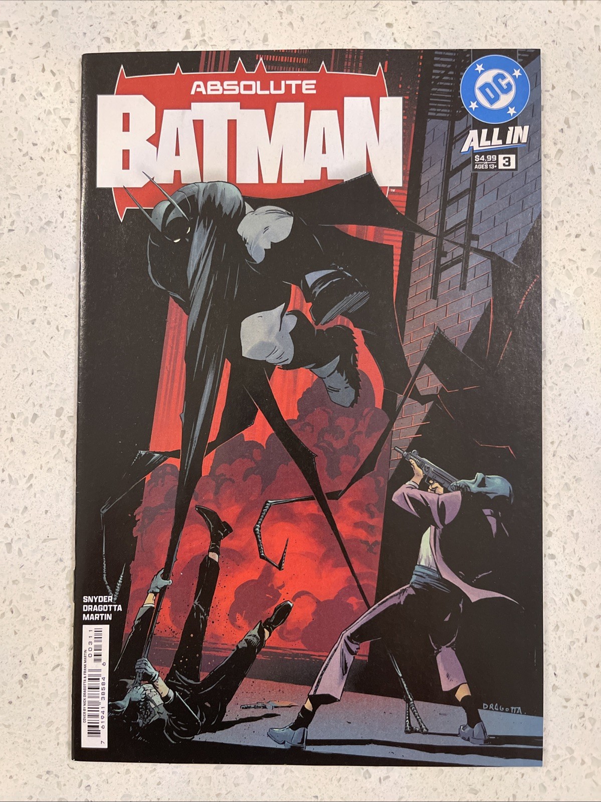 Absolute Batman #3 Nick Dragotta Cover (DC Comics ) First Print