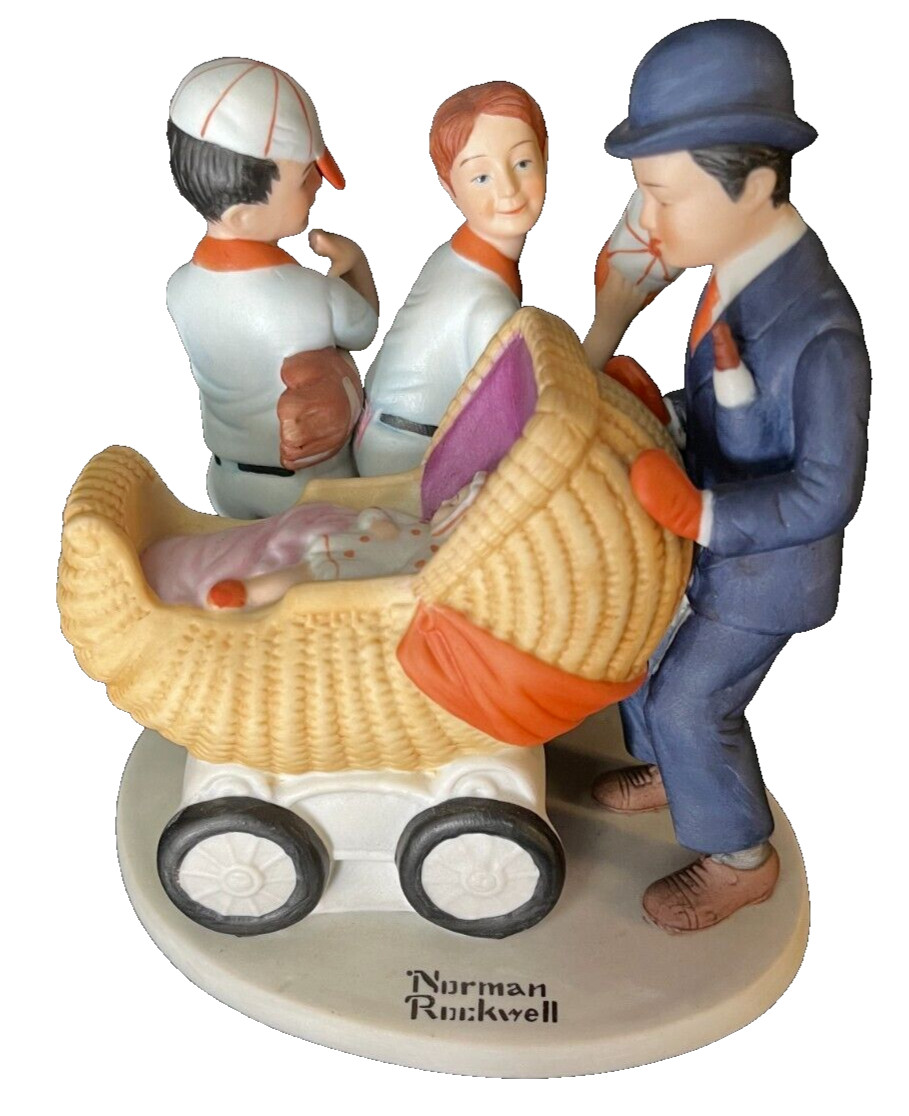 Norman Rockwell Porcelain Figurines Series II The Danbury Mint Lot of 5 Read