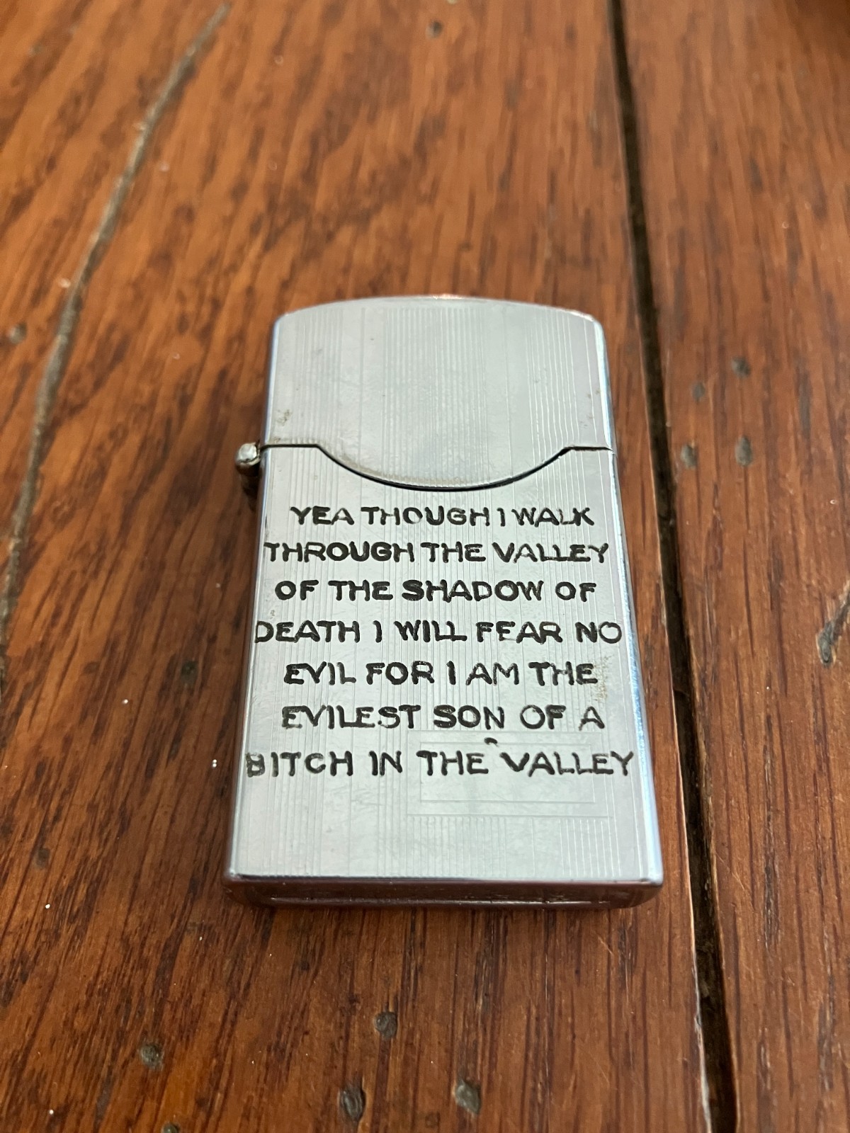Vintage Vietnam Zenith Engraved Lighter 67 68