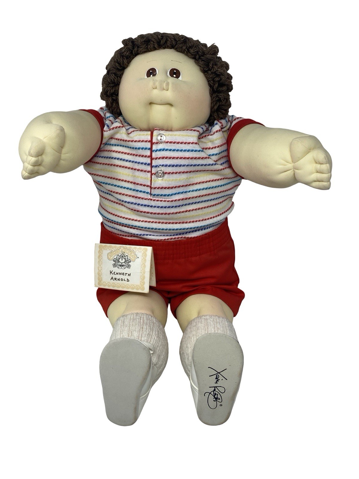 Xavier Roberts Soft Sculpture Cabbage Patch Boy Vintage Kenneth Arnold