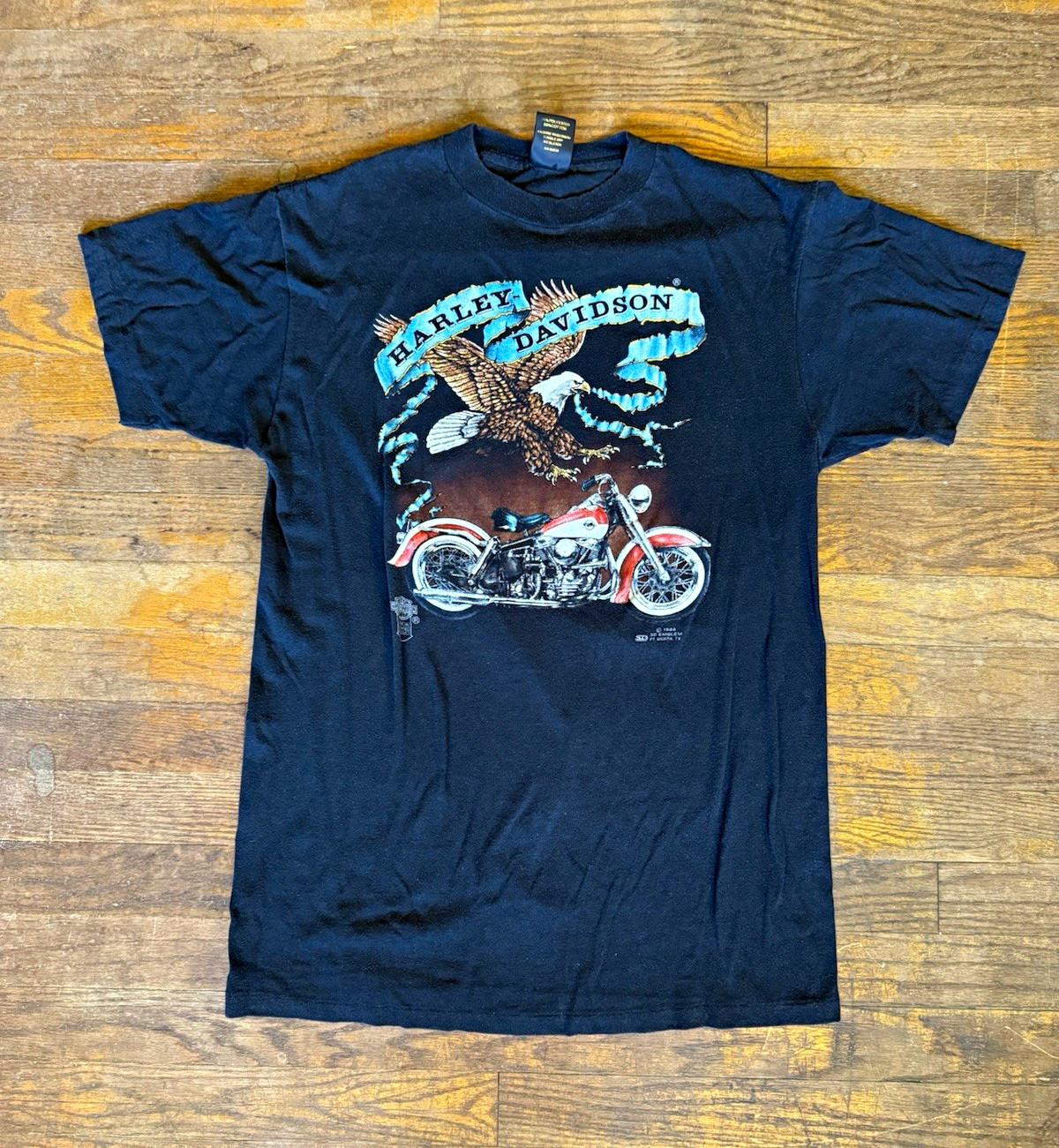 3D Emblem 1986 Harley-Davidson XL Eagle hit Fremont California 3D Emblem 1986 Harley-Davidson XL Eagle hit Fremont California