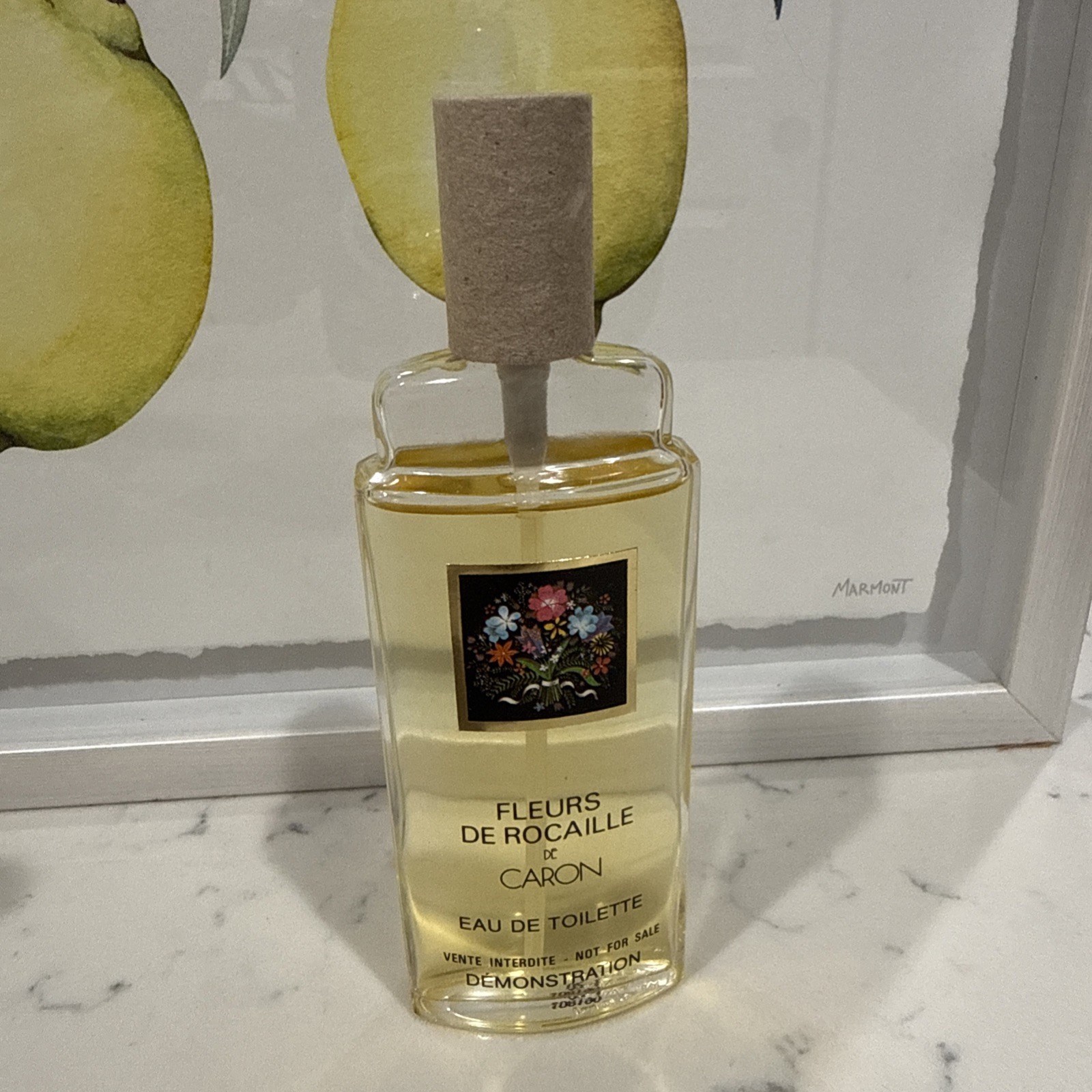 Vintage CARON FLEURS DE ROCAILLE Parfums 1.7 Oz 50 ML Vintage Sampler Bottle Vintage CARON FLEURS DE ROCAILLE Parfums 1.7 Oz 50 ML Vintage Sampler Bottle