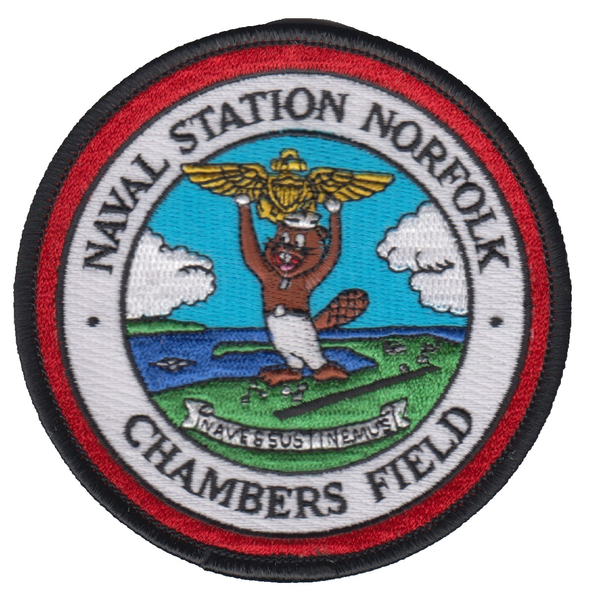 NAVAL STATION NORFOLK CHAMERS FIELD PATCH NAVAL STATION NORFOLK CHAMERS FIELD PATCH