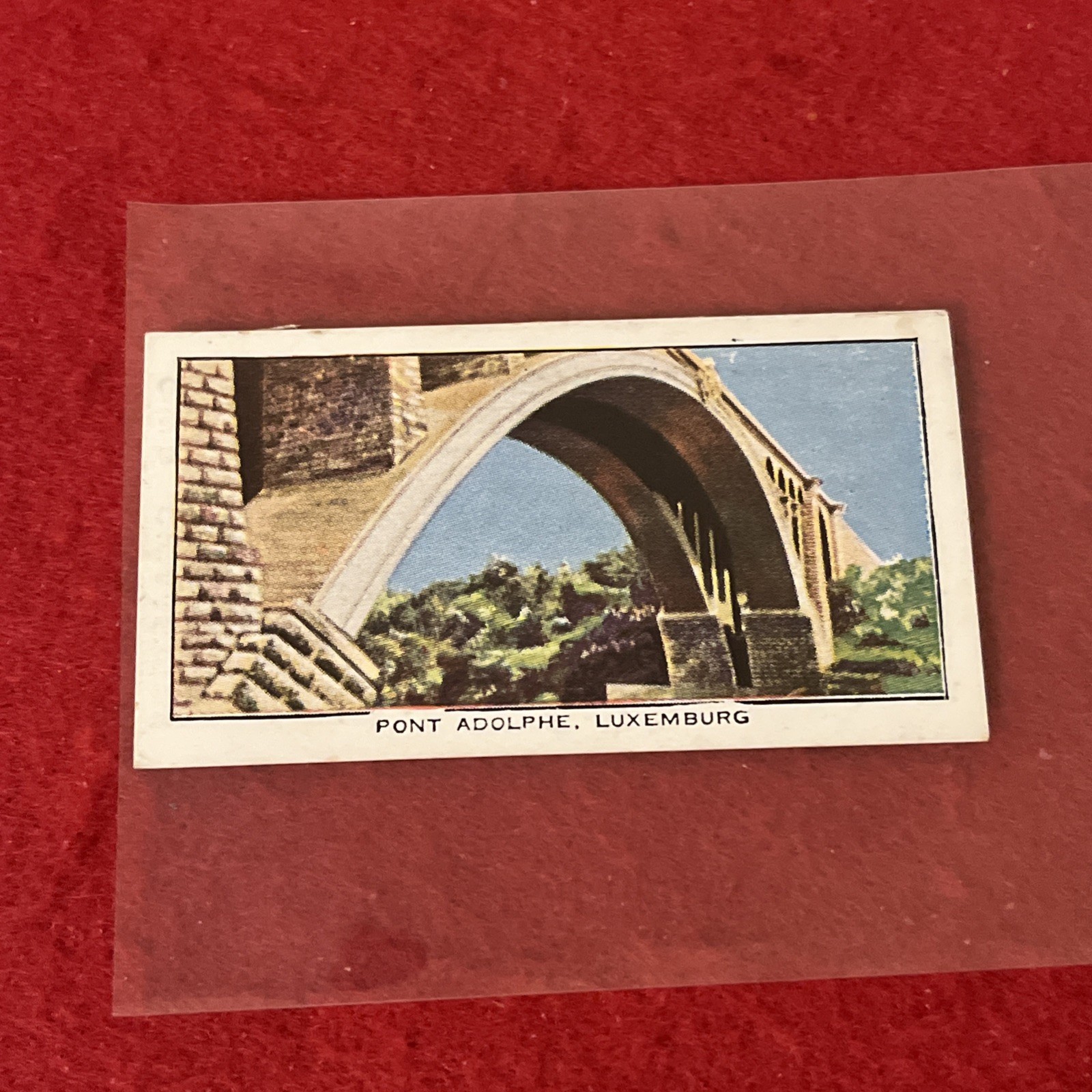 1937 C.W.S. “Famous Bridges” PONT ADOLPHE LUXEMBURG Bridge Tobacco Card #46 G-VG 1937 C.W.S. “Famous Bridges” PONT ADOLPHE LUXEMBURG Bridge Tobacco Card #46 G-VG