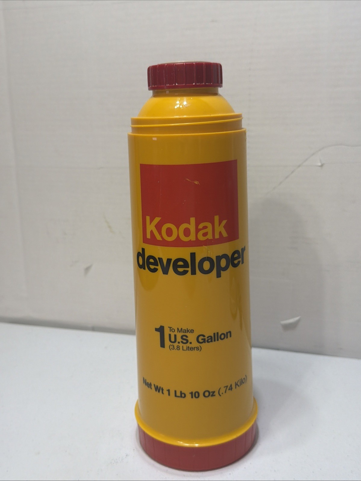 Kodak Film & Plates Large Thermos Eastman Camera Photography 24F 13” Tall No Cup