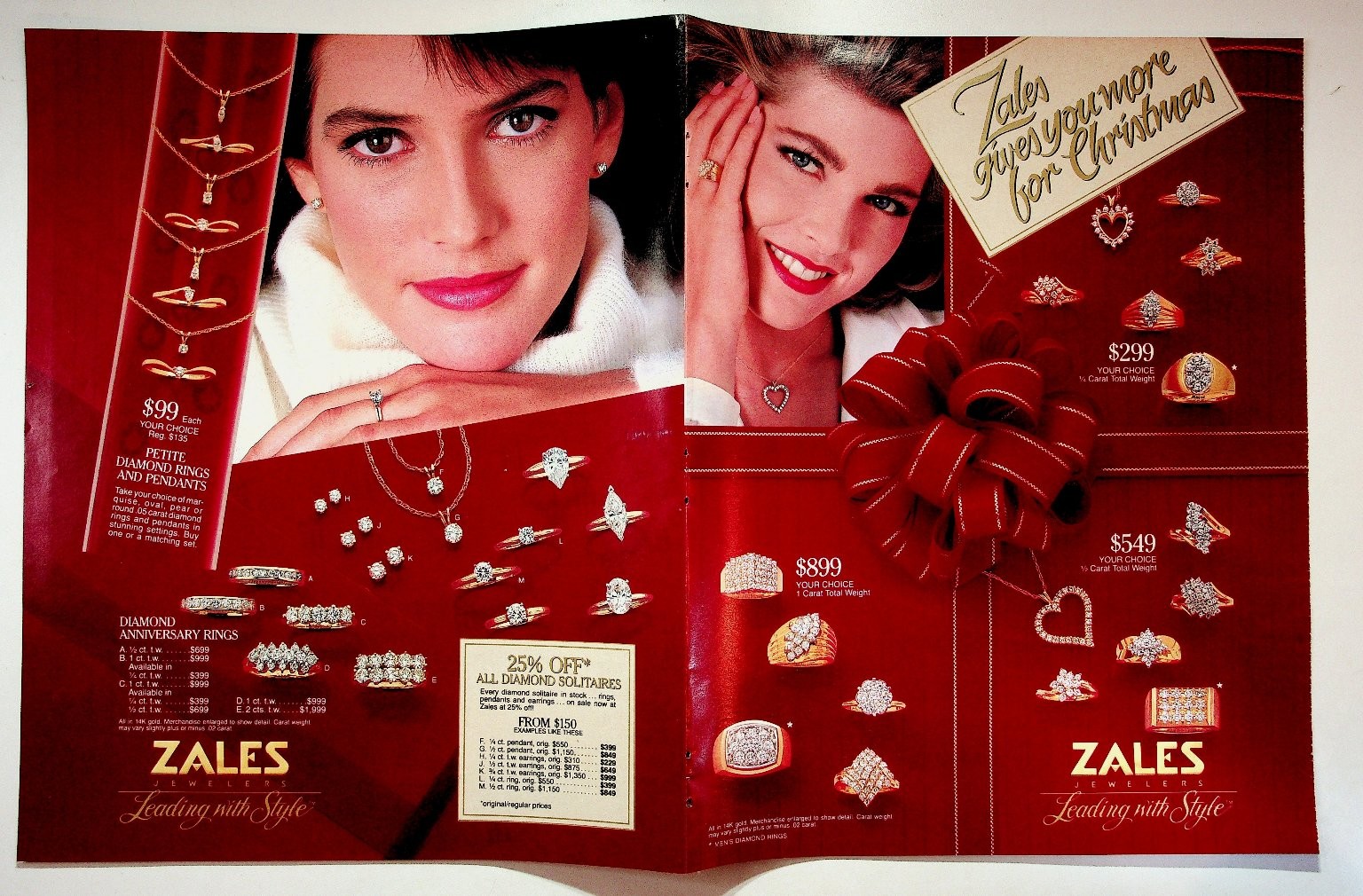 Zales Jewelry 1985 Christmas Catalog Print Ad Vintage Diamond Gold Chains Zales Jewelry 1985 Christmas Catalog Print Ad Vintage Diamond Gold Chains