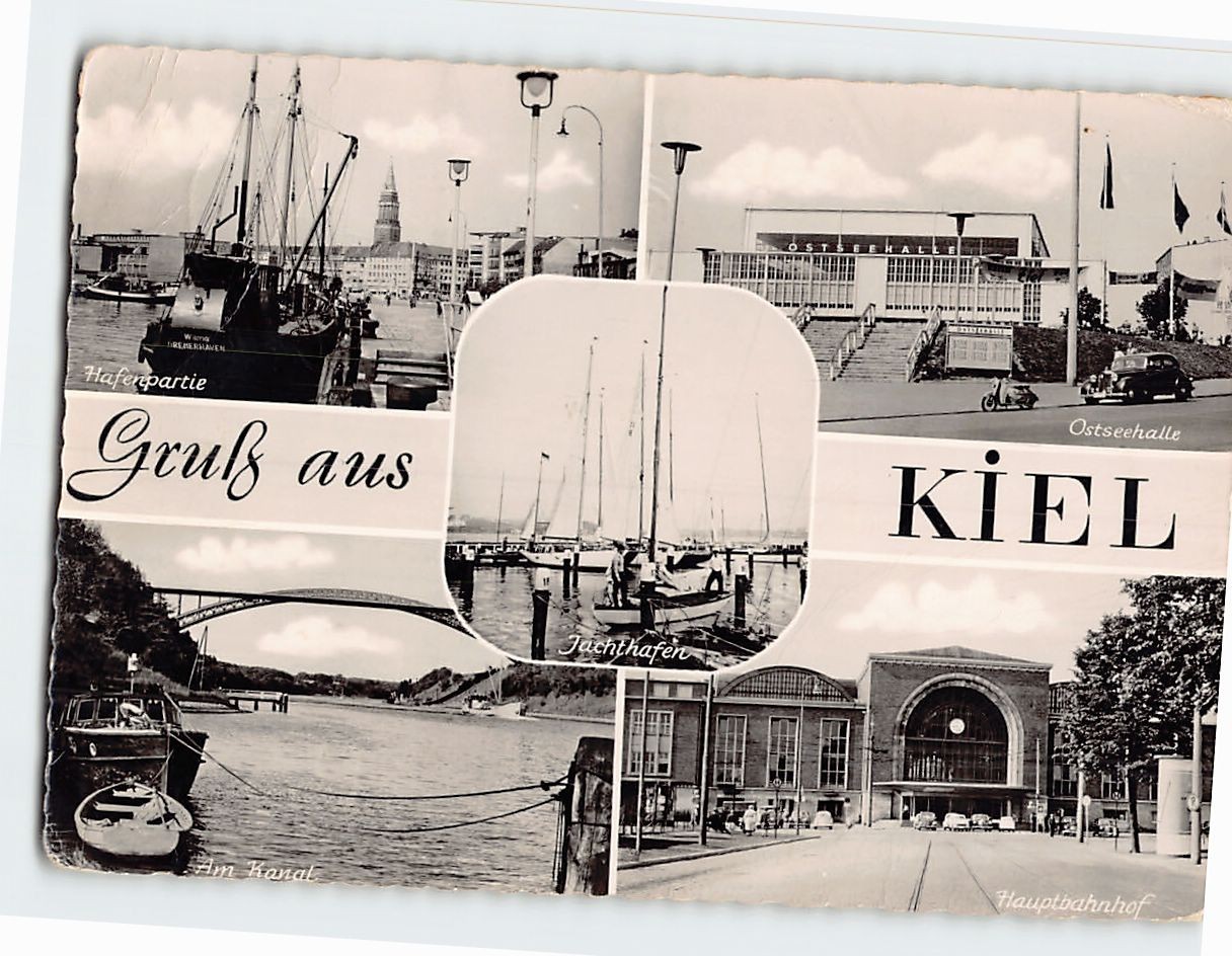 Postcard Gruß aus Kiel Germany