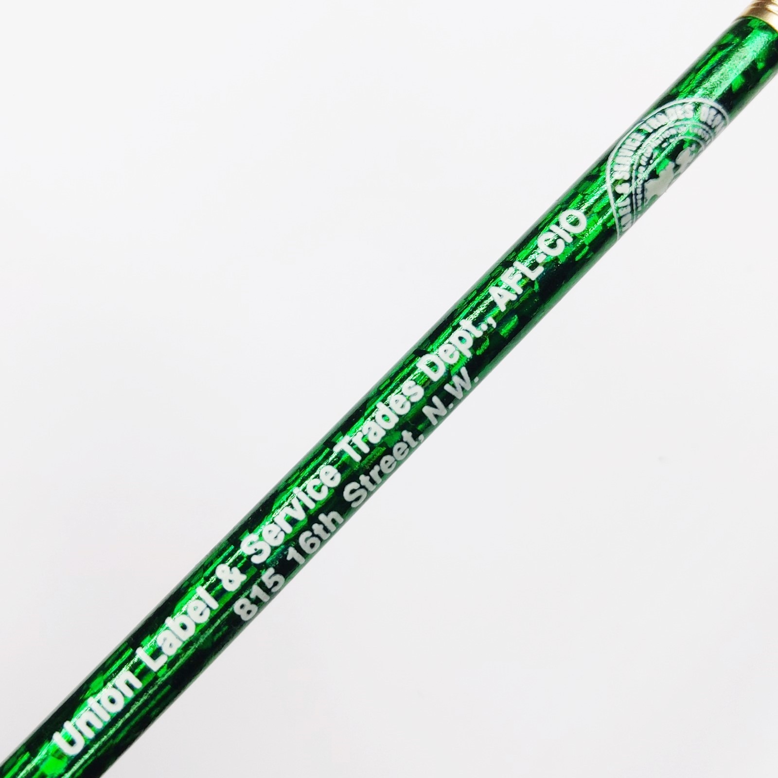 c1990s Washington D.C. Service Trades AFL-CIO Labor Union Advertising Pencil G2