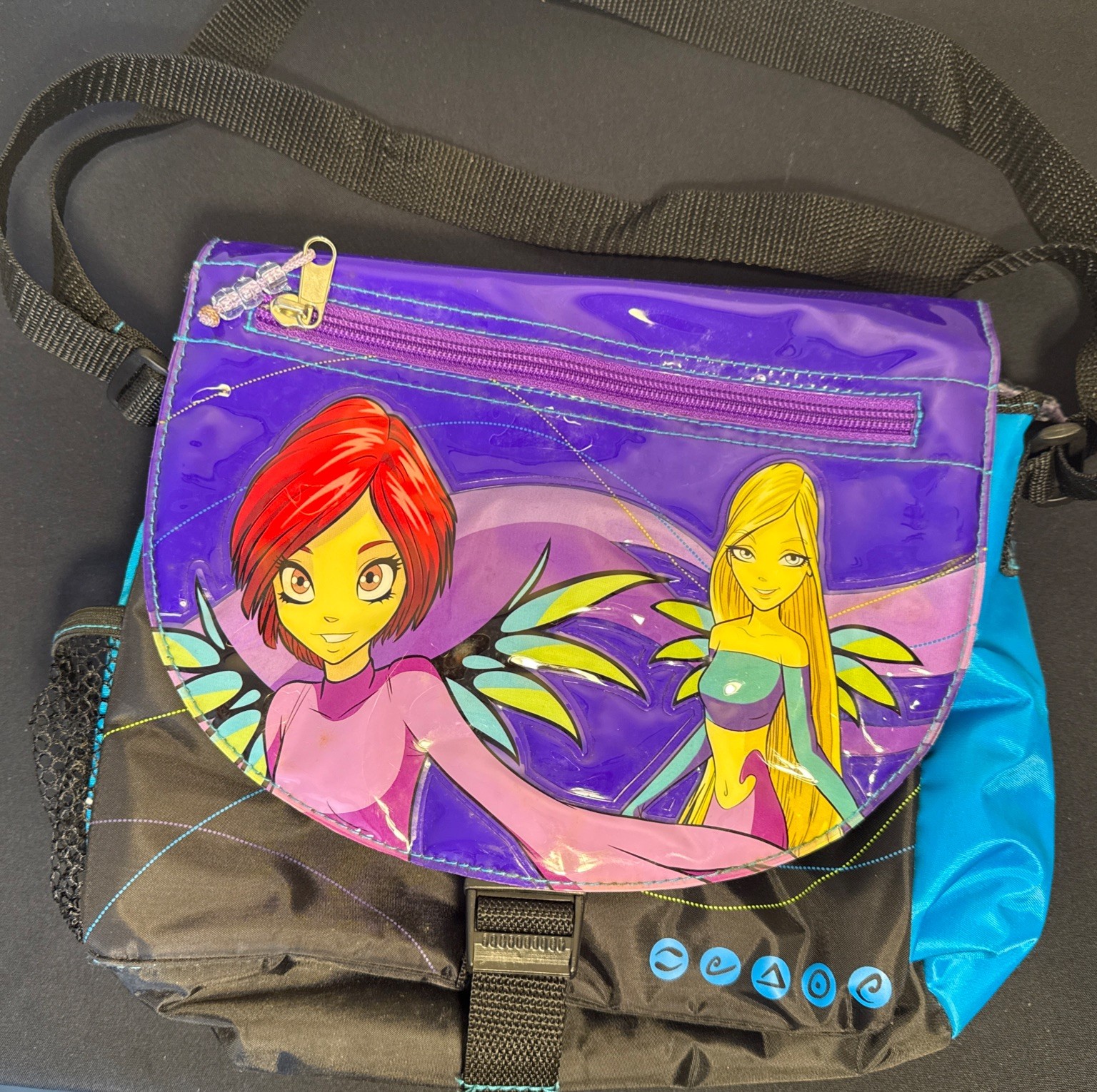 Vintage Disney W.I.T.C.H. Lunch Box Messenger Bag