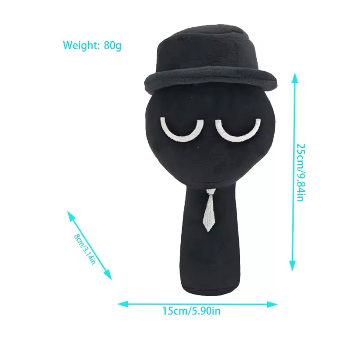 Sprunki Plush Toys Sprunki Incredibox Mr Black