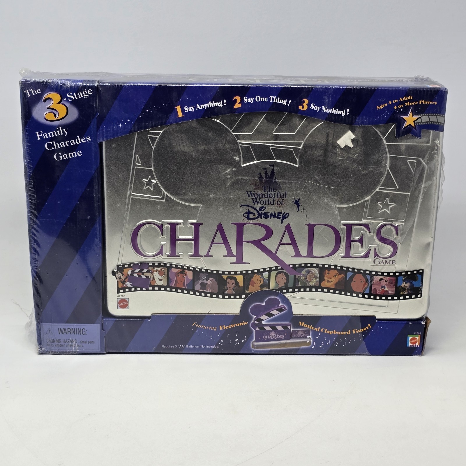 2000 Mattel The Wonderful World of Disney Charades Game Brand New