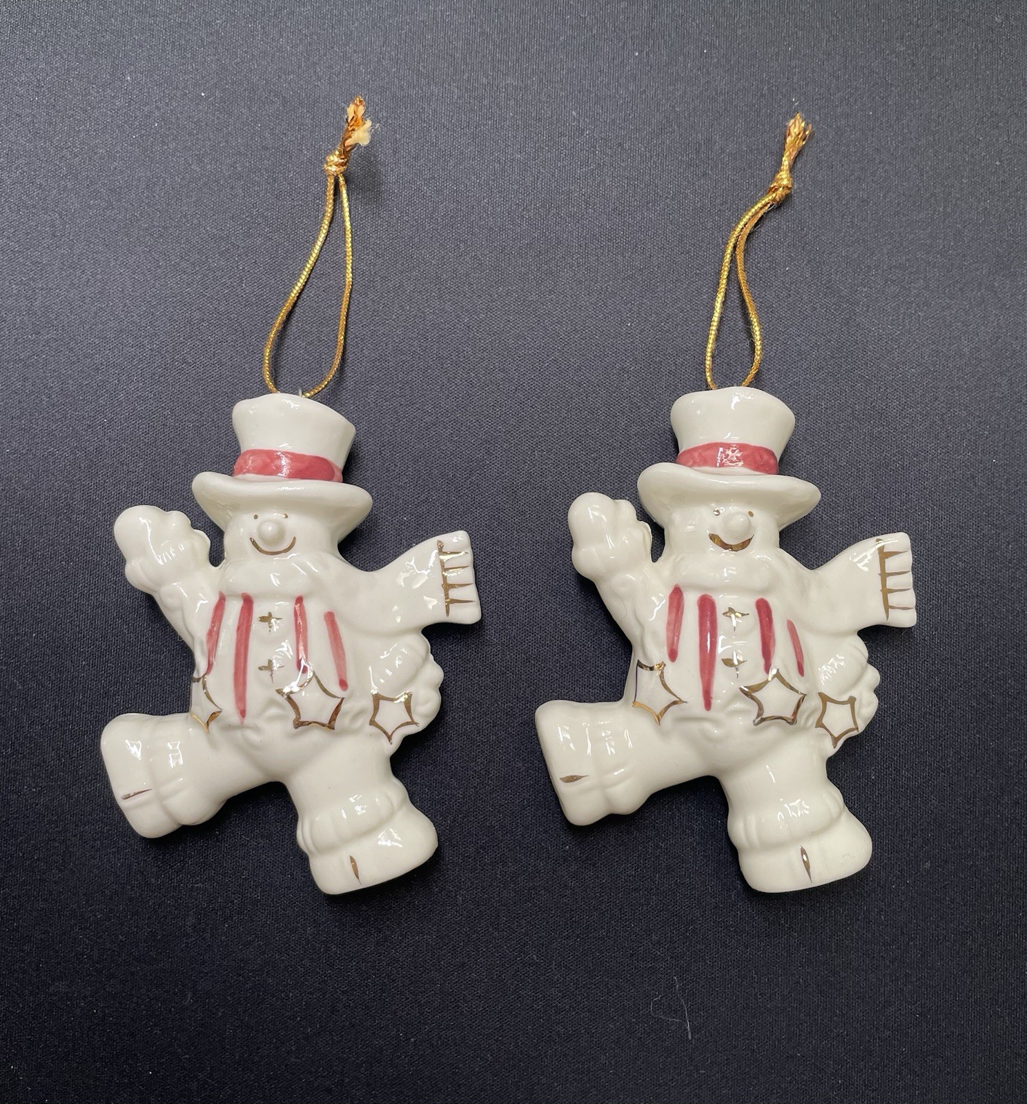 Vintage 1998 Lenox Made in Japan Porcelain 24k Gold Pair Vintage 1998 Lenox Made in Japan Porcelain 24k Gold Pair