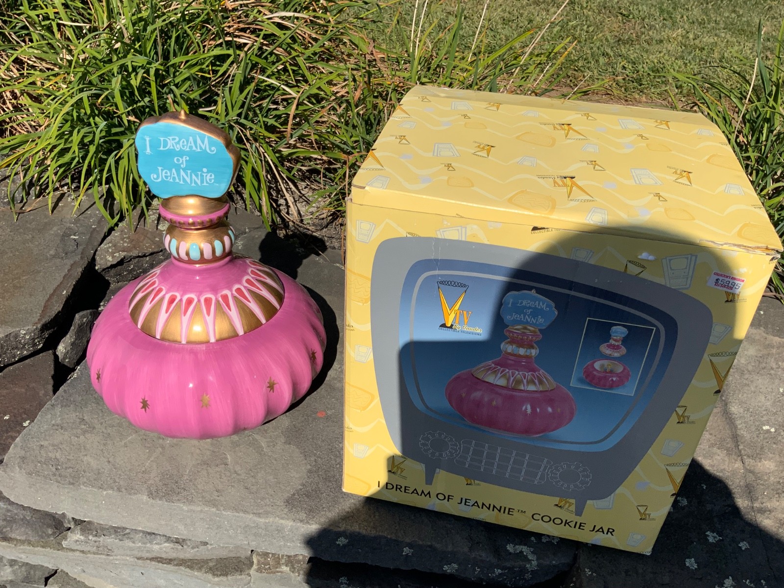I Dream of Jeannie Premiere Edition Vandor 2000 Cookie Jar w/ Box barbara eden