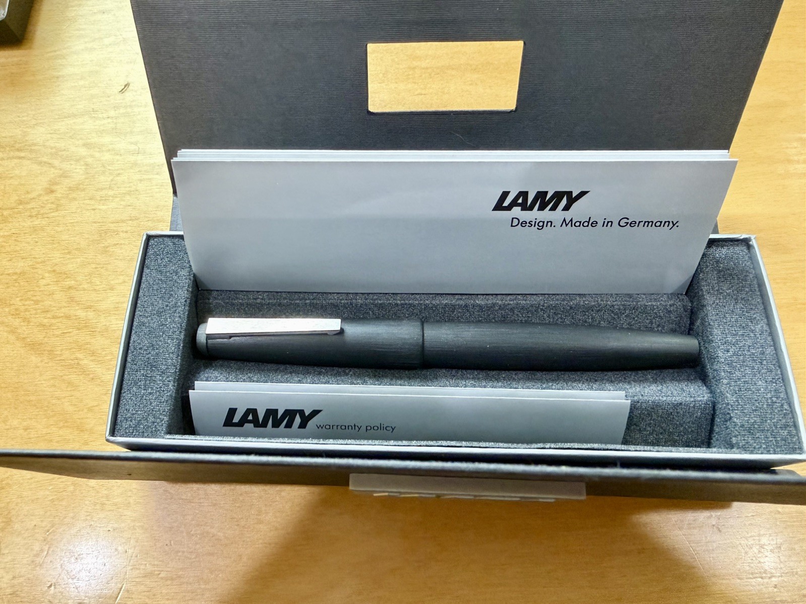 LAMY 2000 Black Extra Fine (EF) Gold Nib Fountain Pen 4000016 LAMY 2000 Black Extra Fine (EF) Gold Nib Fountain Pen 4000016