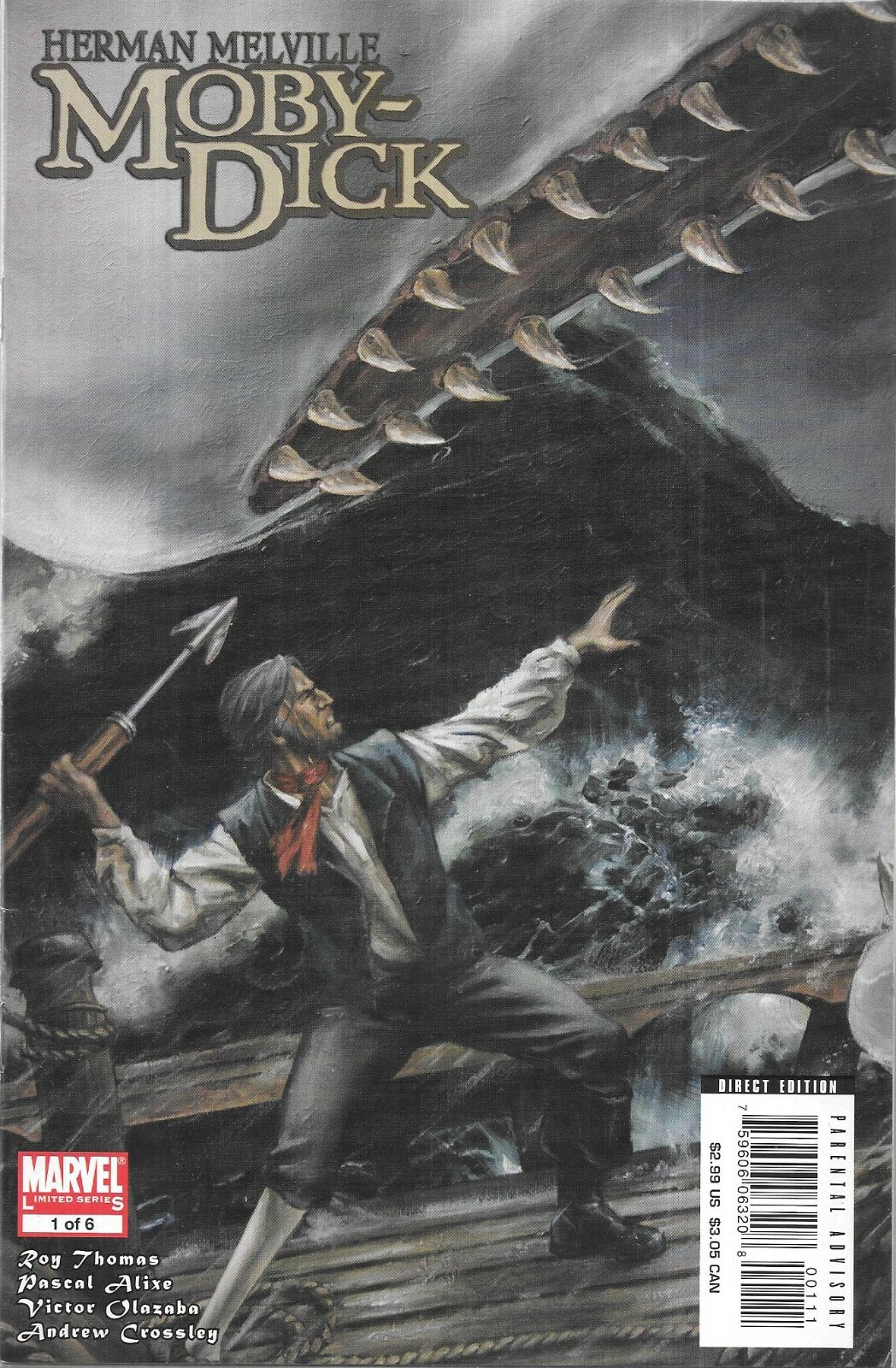 HERMAN MELVILLE MOBY-DICK #1 (VF/NM) MARVEL COMICS