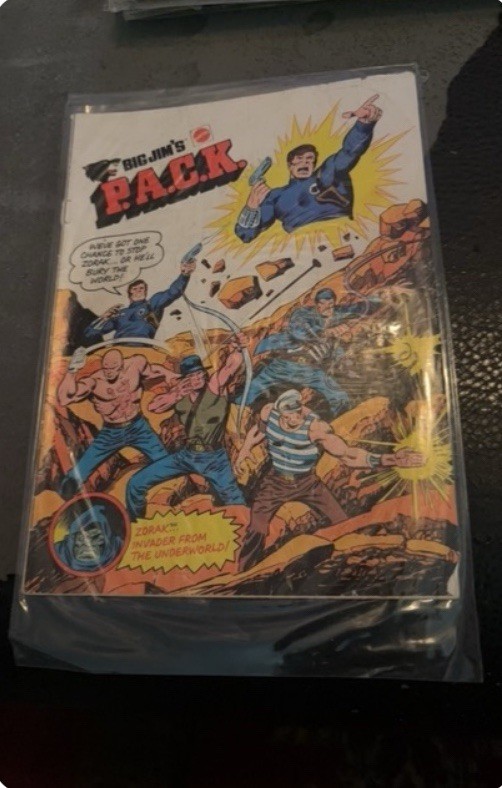 Comic Book (Big Jim’s P.A.C.K. 1975)