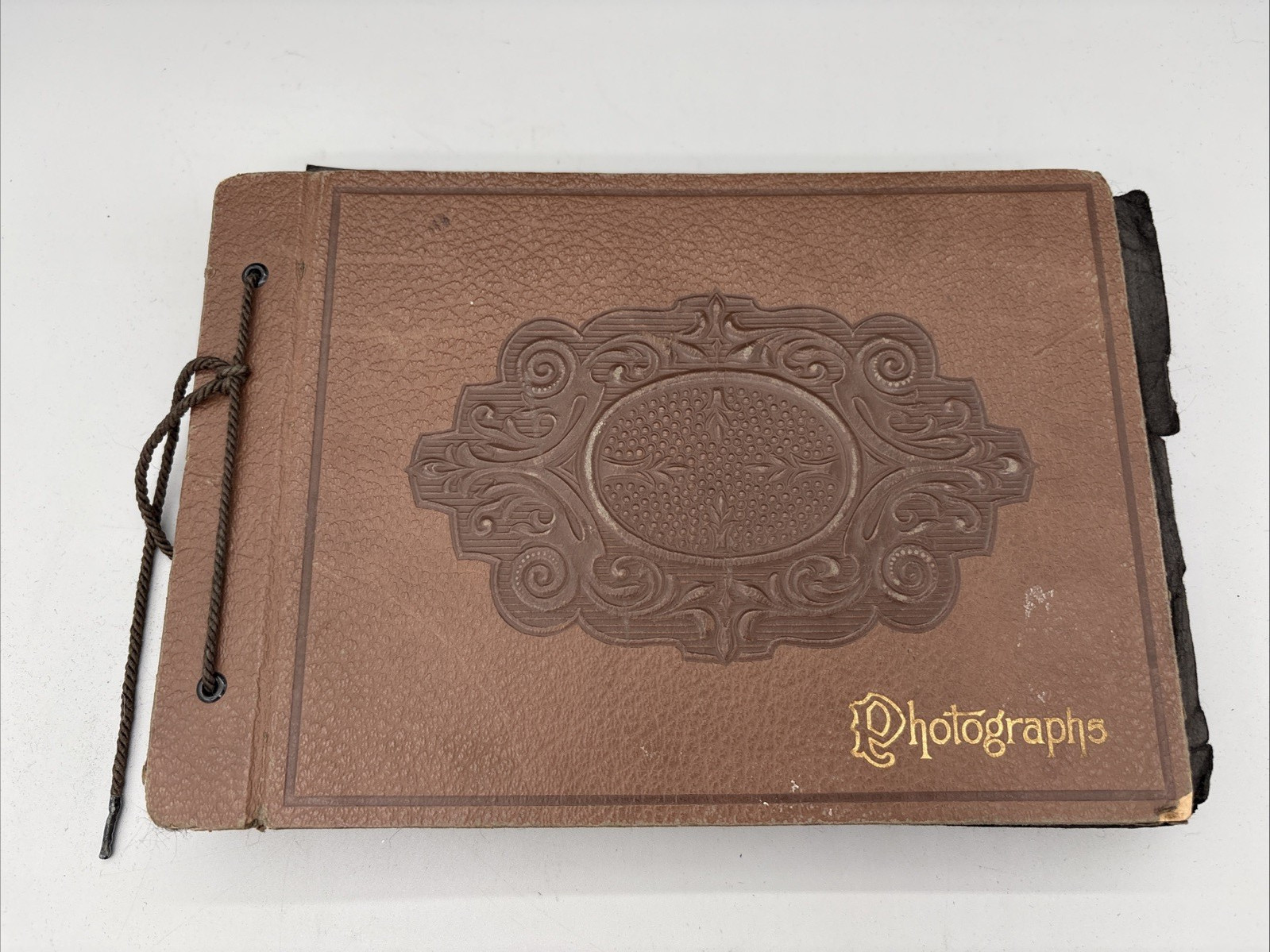 1930s Vtg PHOTO ALBUM NJ New Jersey Family Vacations Weddings Friends 130 pics