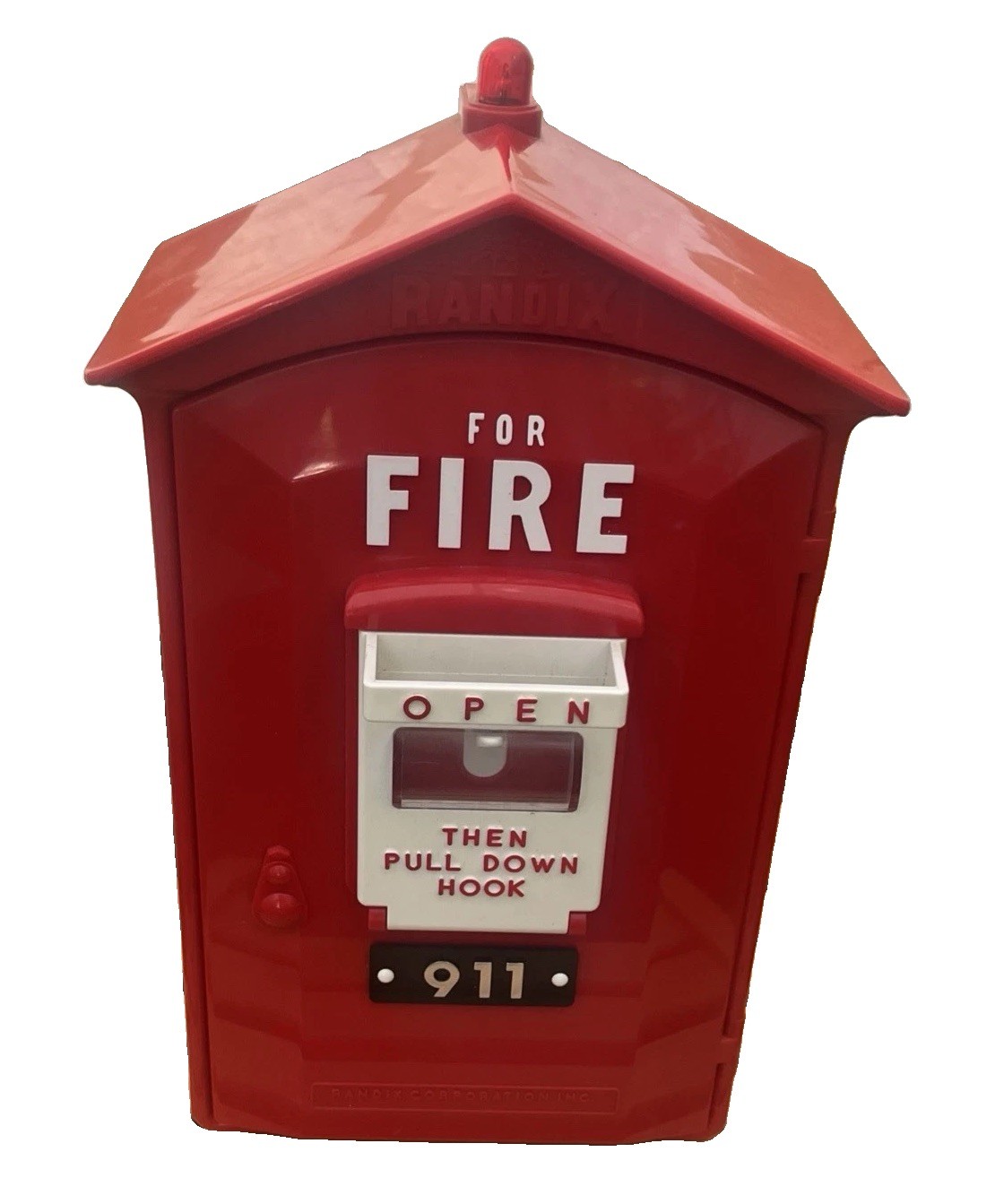 VTG Red Fire Department Alarm Station Call Box Model FB-911 Works-PLEASE READ VTG Red Fire Department Alarm Station Call Box Model FB-911 Works-PLEASE READ