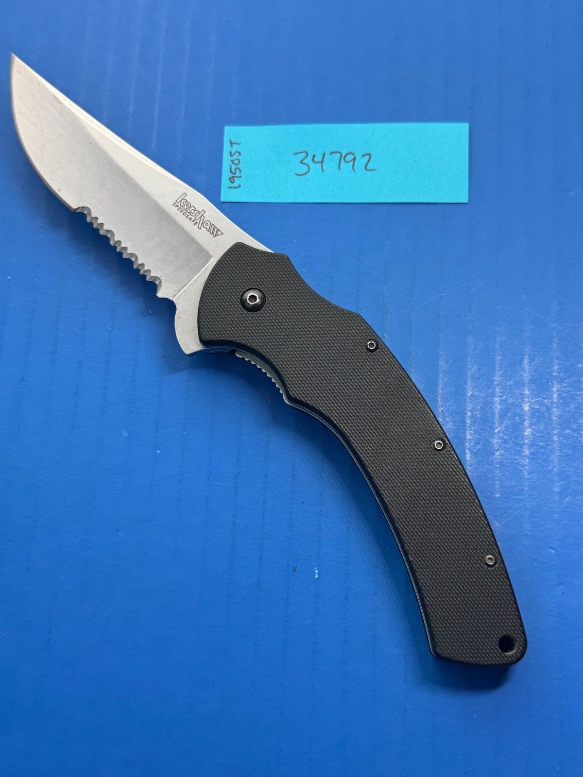 Kershaw Tremor 1950ST Assisted Combo Edge Folding Pocket Knife