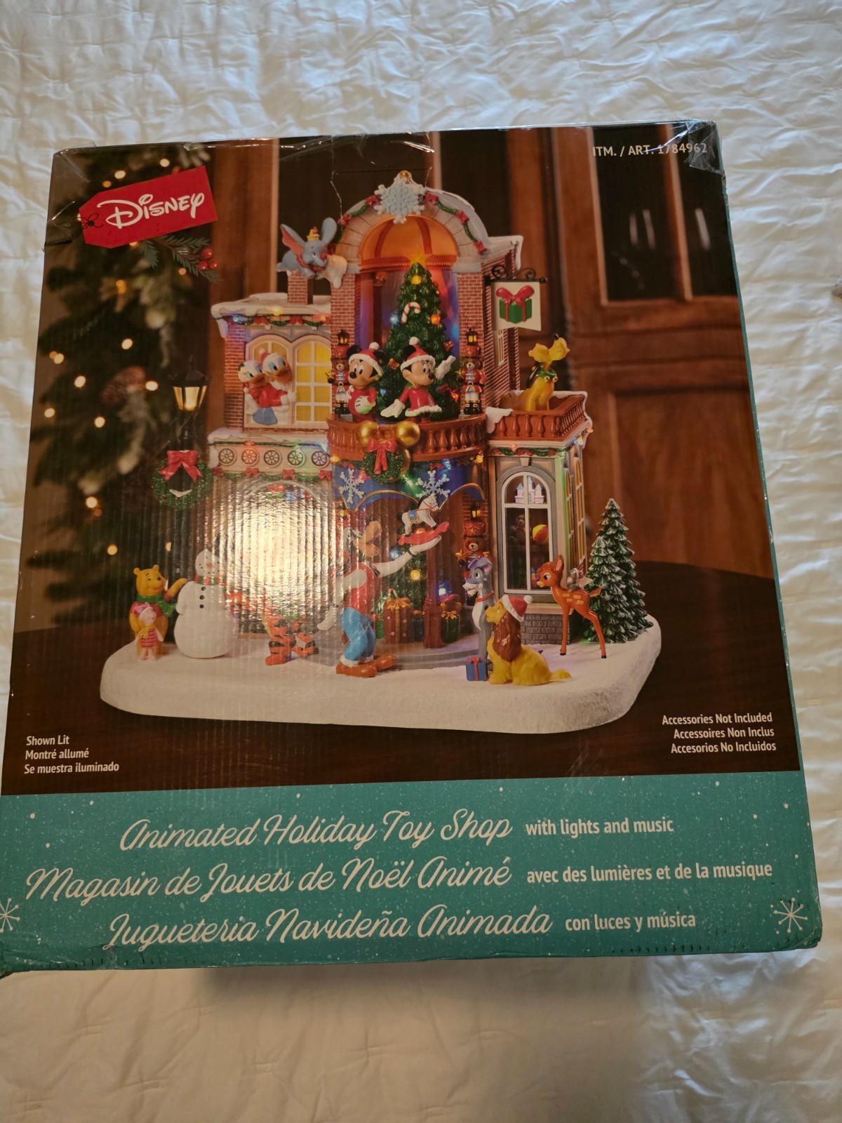 Disney Animated Holiday Toy Shop w/ Lights and Music Disney Animated Holiday Toy Shop w/ Lights and Music