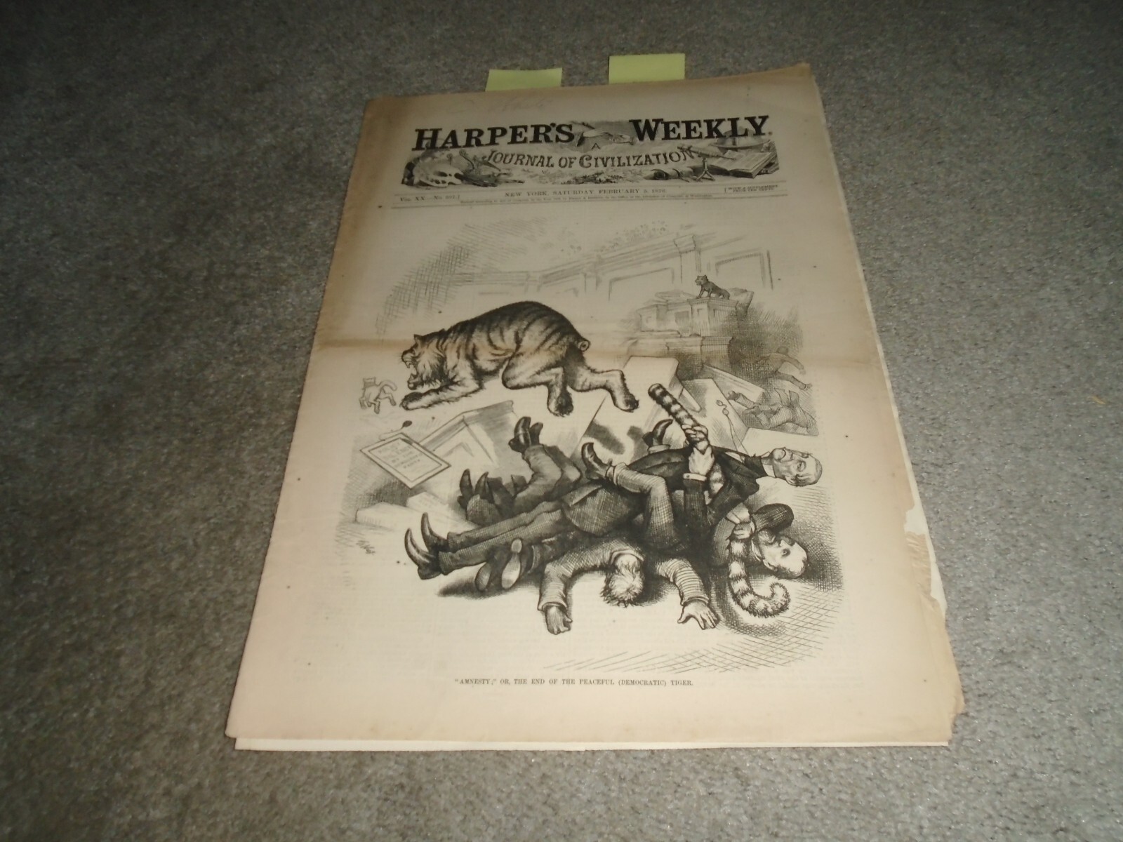 Harper\'s Weekly Feb. 5, 1876 Port Royal SC, Torpedo Service Harper\'s Weekly Feb. 5, 1876 Port Royal SC, Torpedo Service