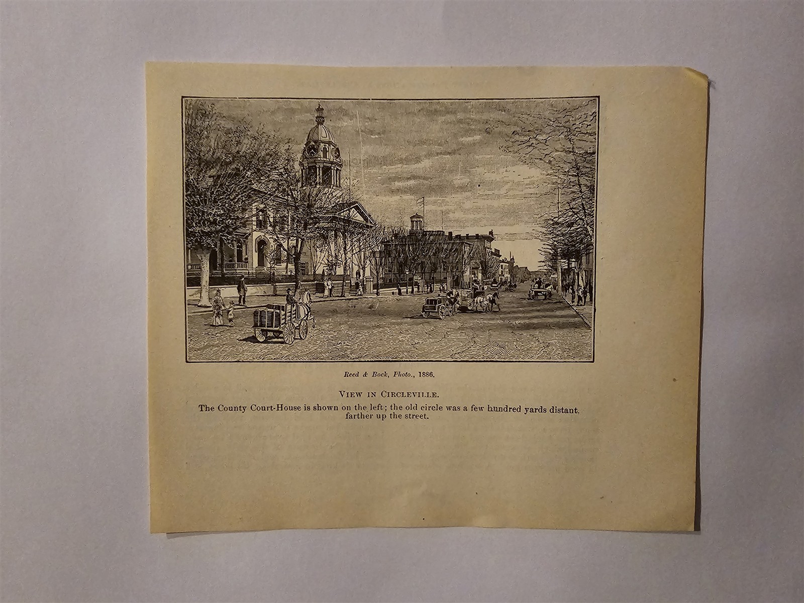 Circleville 1886 1900 Ohio Krehbiel Print Picture Circleville 1886 1900 Ohio Krehbiel Print Picture