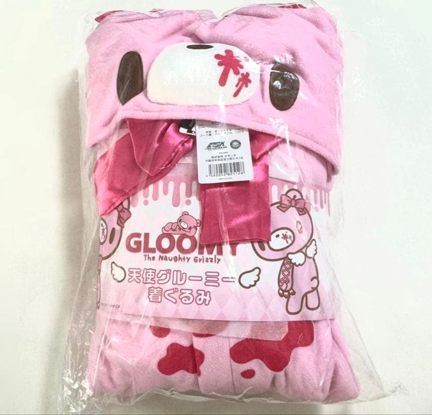 SAZAC Gloomy Bear Pink Fleece Kigurumi Costume Pajamas Free Size New From Japan