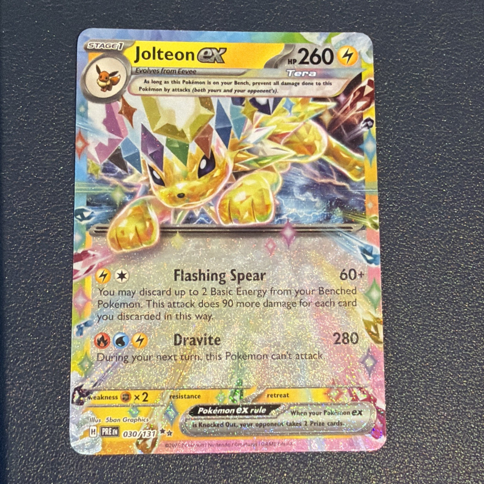 Pokémon TCG Prismatic Evolutions Jolteon ex 030/131 (2025)