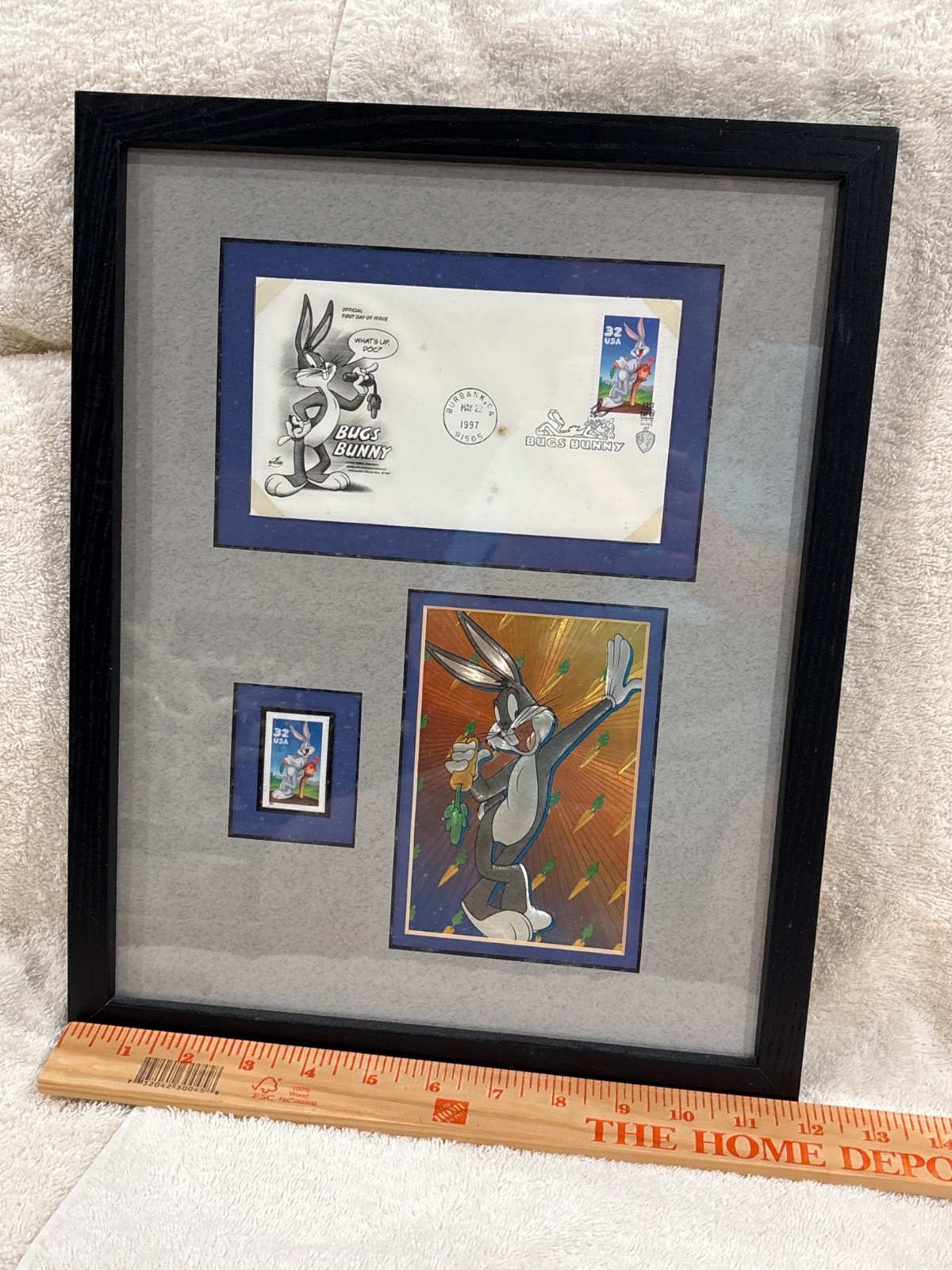 1997 The Ambassador of Stamps Bugs Bunny commemorative set featuring a first-day 1997 The Ambassador of Stamps Bugs Bunny commemorative set featuring a first-day