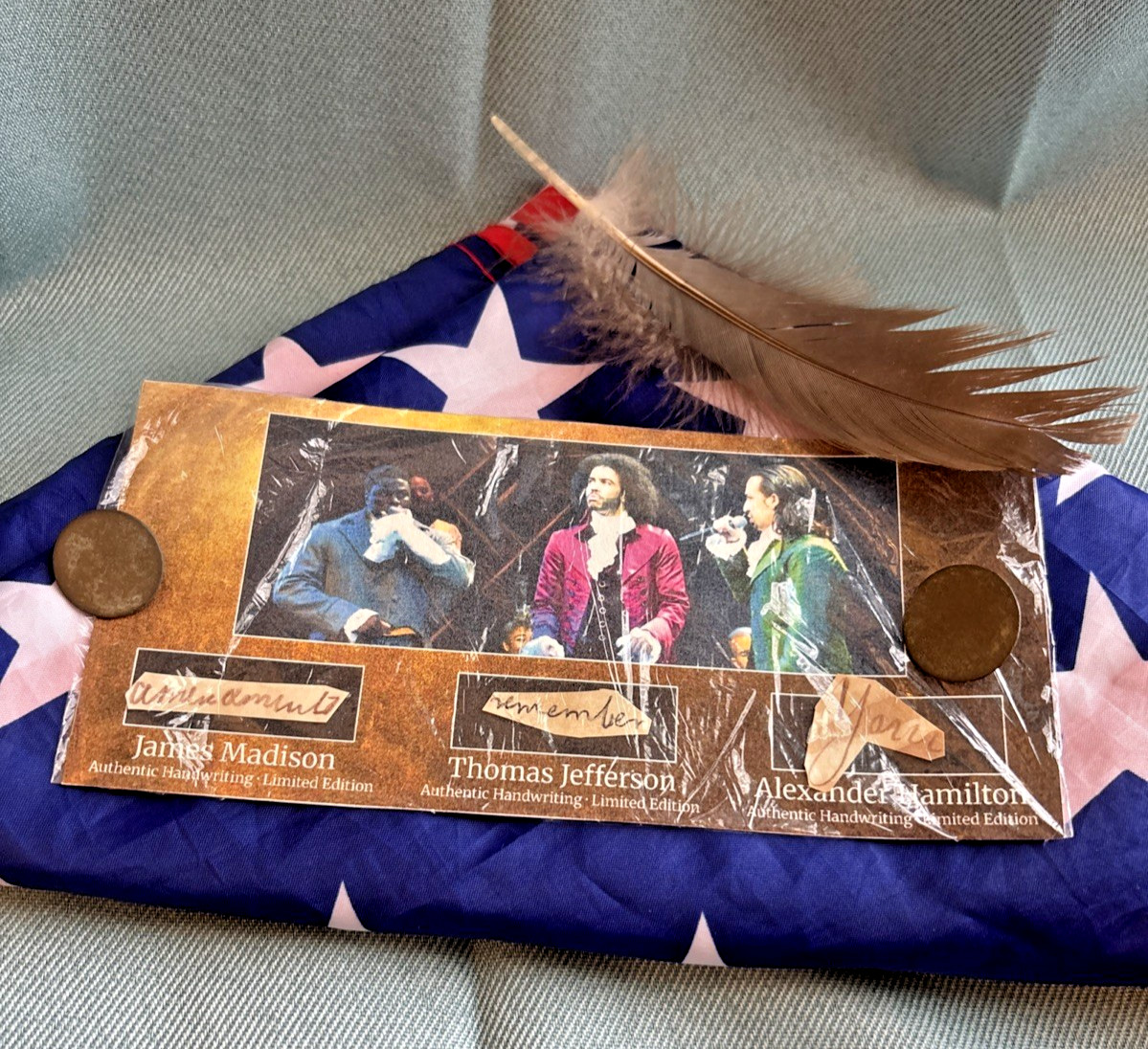 Presidents James Madison Thomas Jefferson Secretary Alexander Hamilton Cut Words