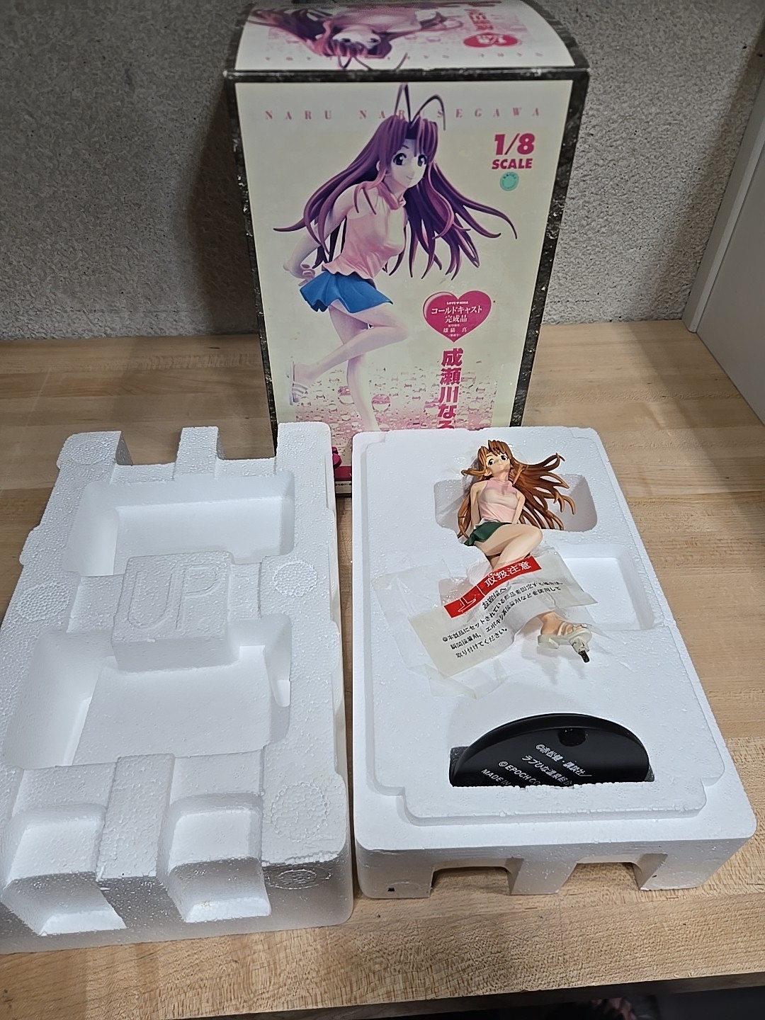 Vintage Love Hina: Naru Narusegawa 1/8 2001 By Makoto Yuneko Epoch (Open Box)* Vintage Love Hina: Naru Narusegawa 1/8 2001 By Makoto Yuneko Epoch (Open Box)*