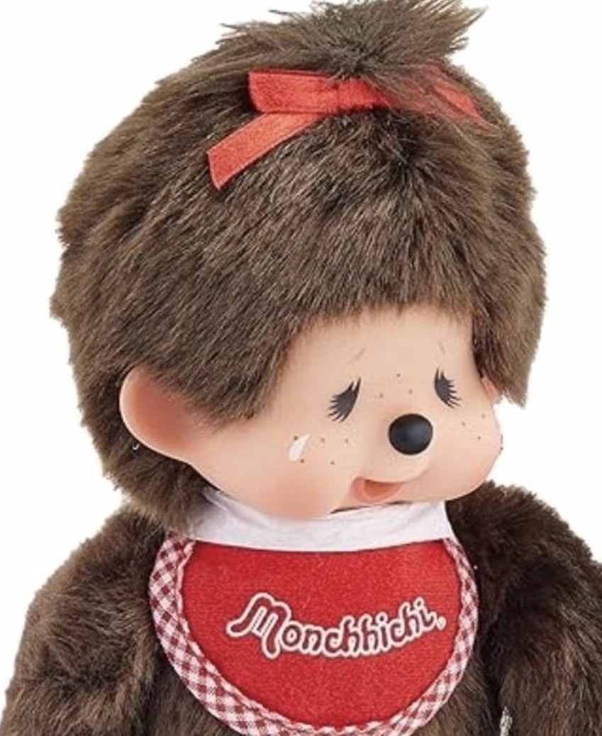 Sekiguchi Monchhichi Premium Standard S Size H 7.7 Inch Crying Brown Girl Sekiguchi Monchhichi Premium Standard S Size H 7.7 Inch Crying Brown Girl