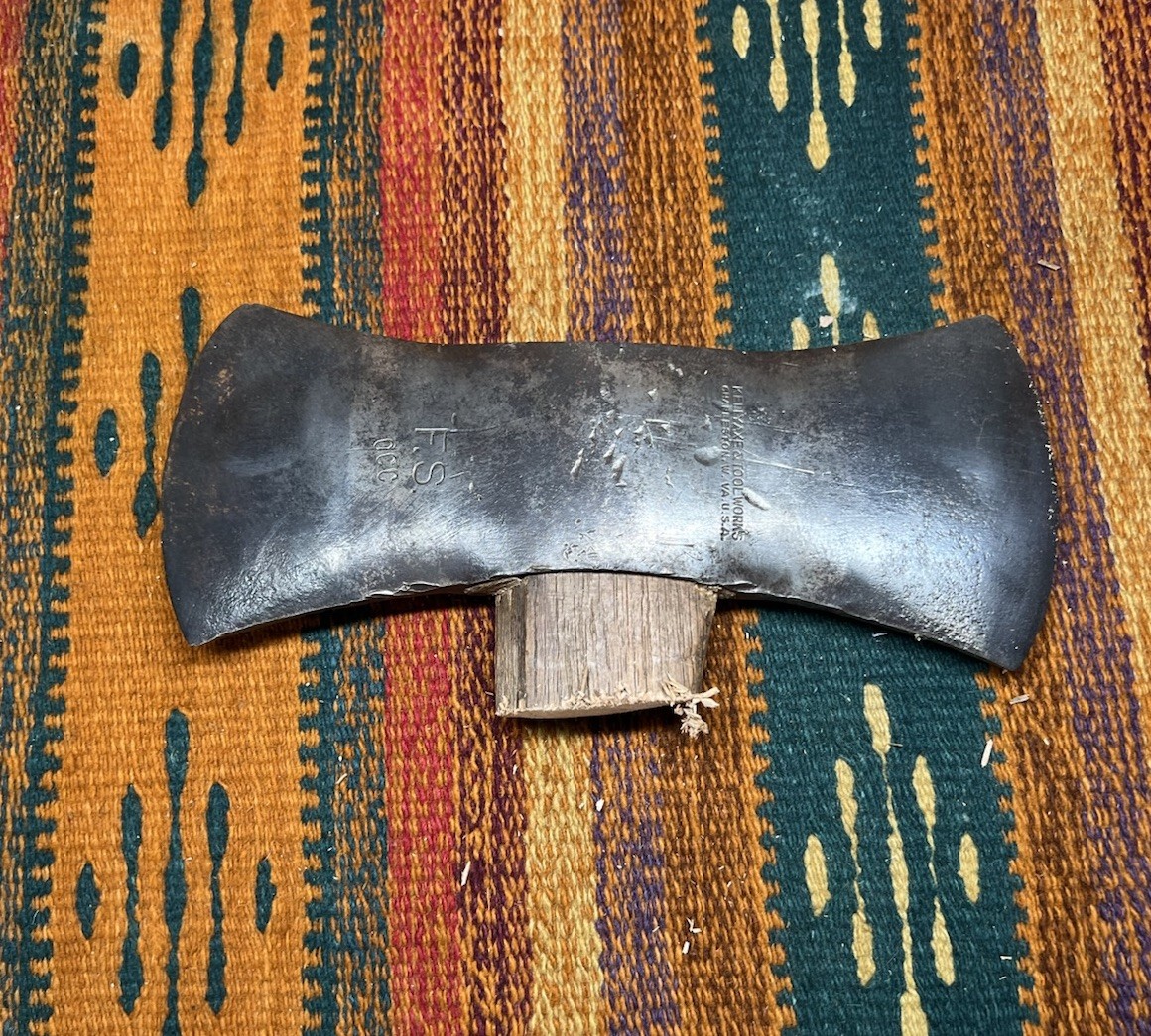 Kelly Tool Works Charleston WV True Temper CCC Axe Forest Service FS Double Bit