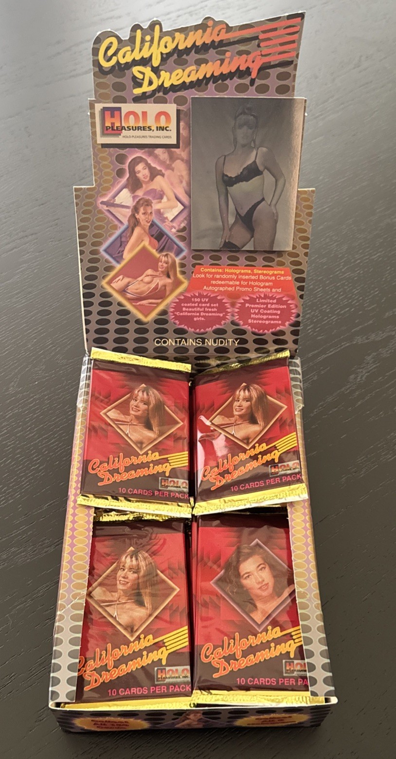 🔥California Dreaming🔥HOLO-Pleasures 1 Single Sealed Pack 10 ADULT Cards🔥